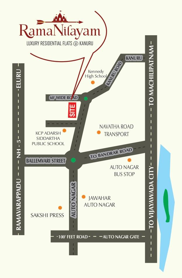  ramanilayam Location Plan