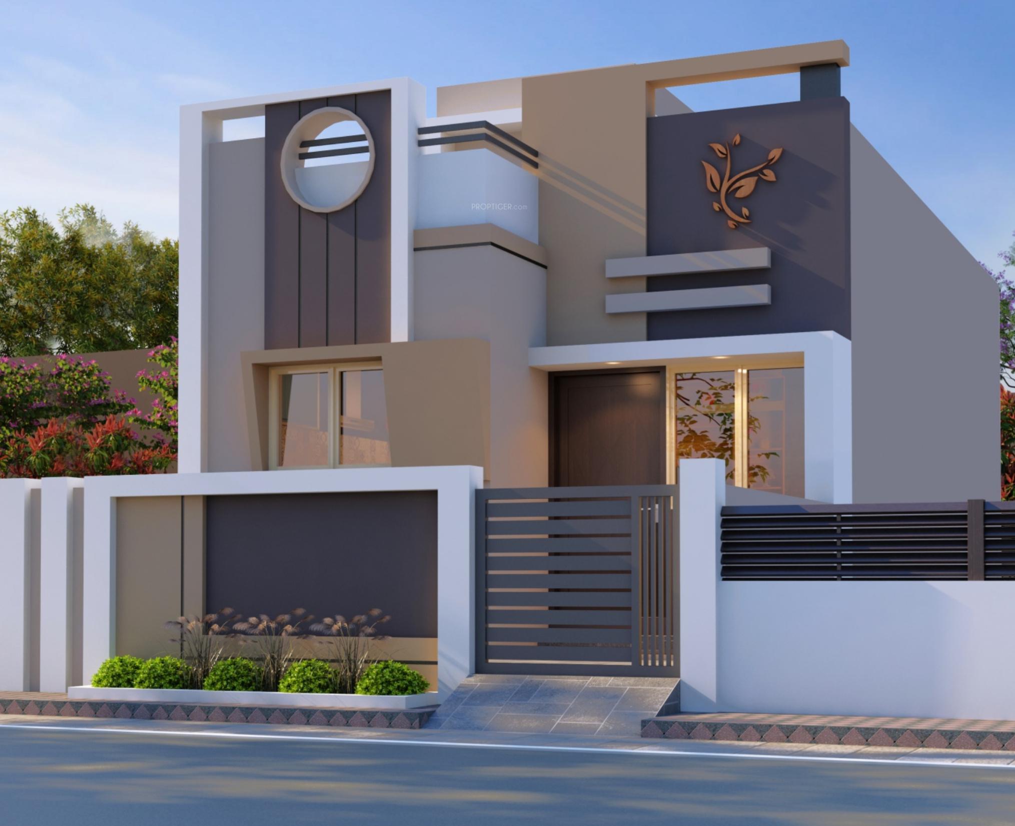  gopinath-nagar-haridarshan-bunglow Elevation