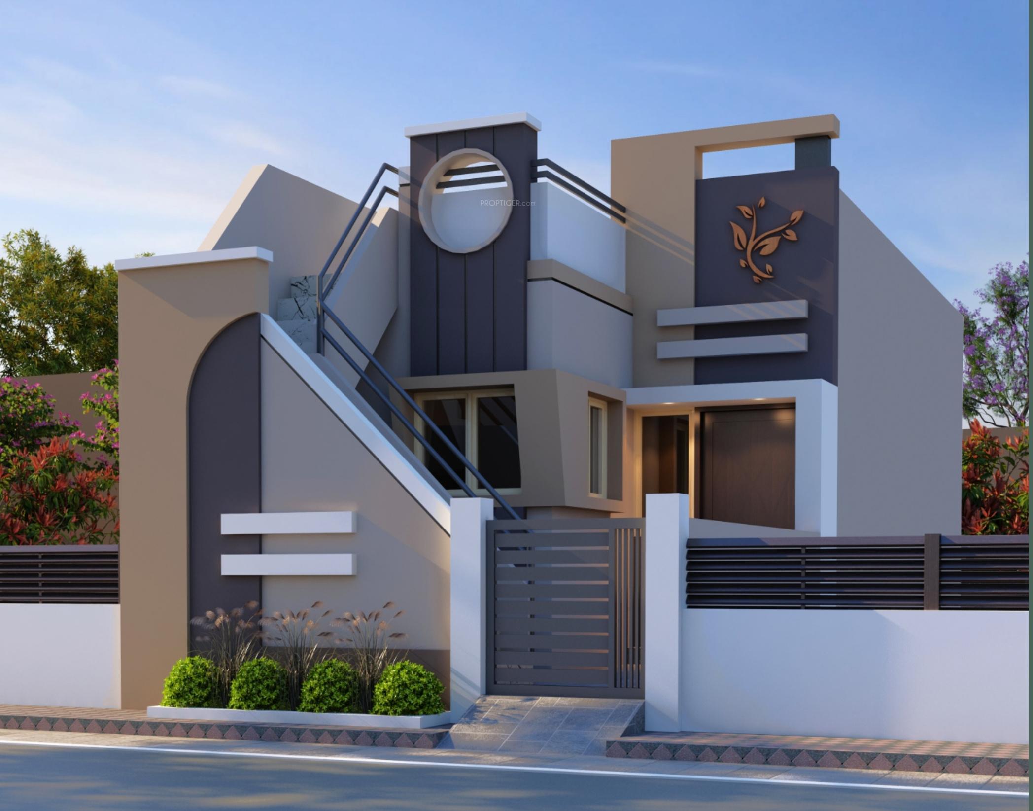  gopinath-nagar-haridarshan-bunglow Elevation