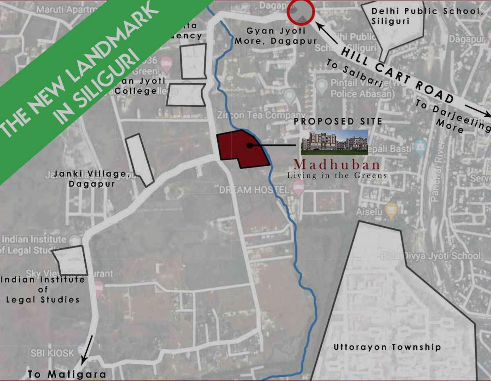  madhuban Location Plan