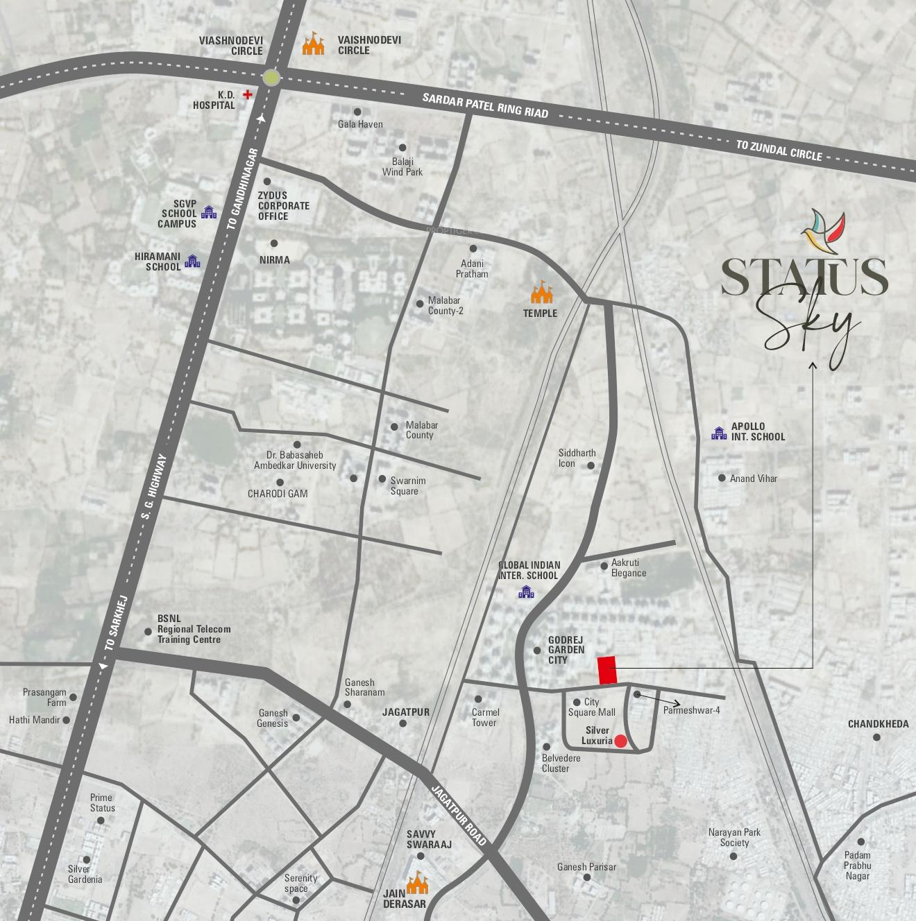  status-sky Location Plan