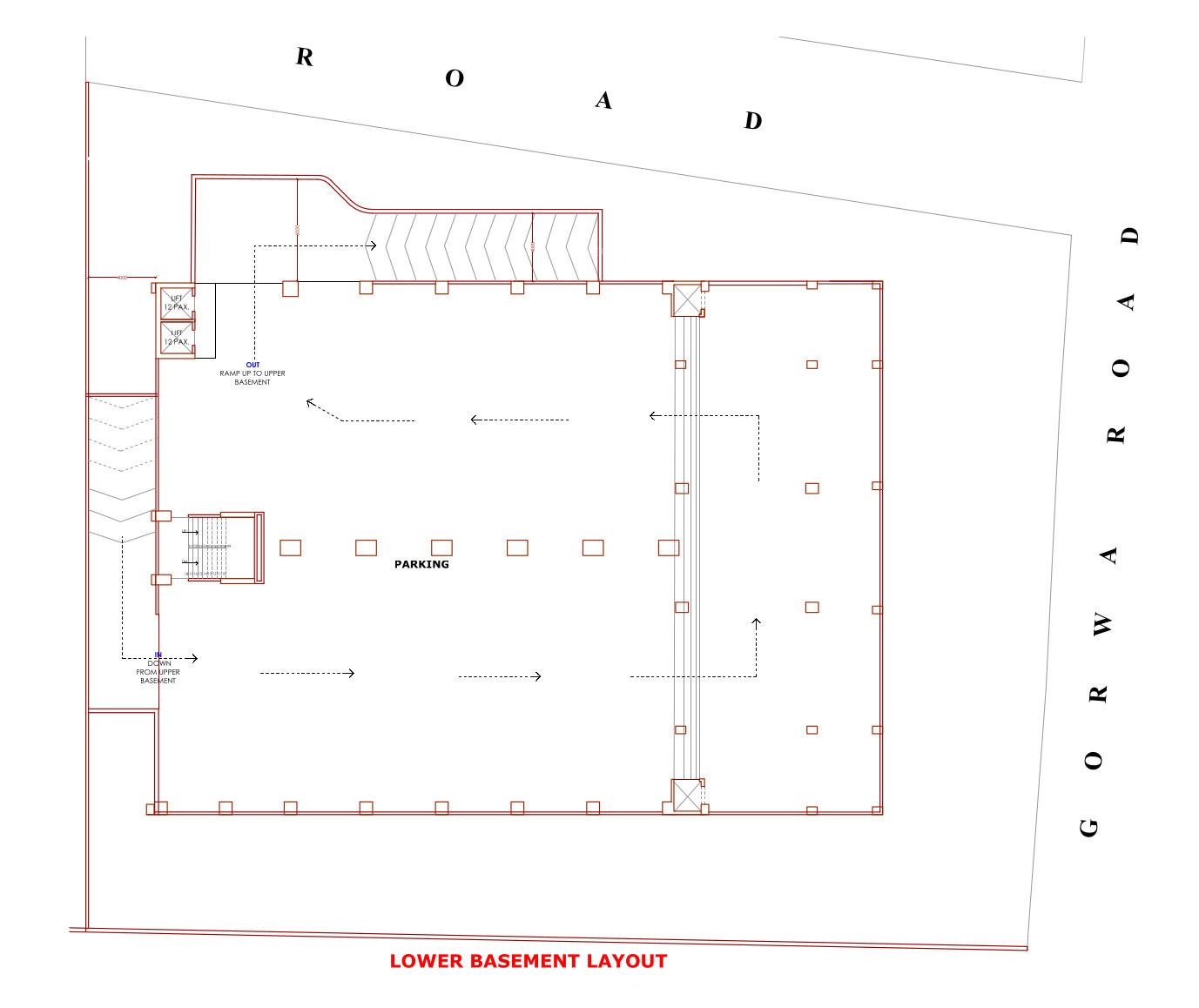  smeet Smeet Lower Basement Floor Cluster Plan