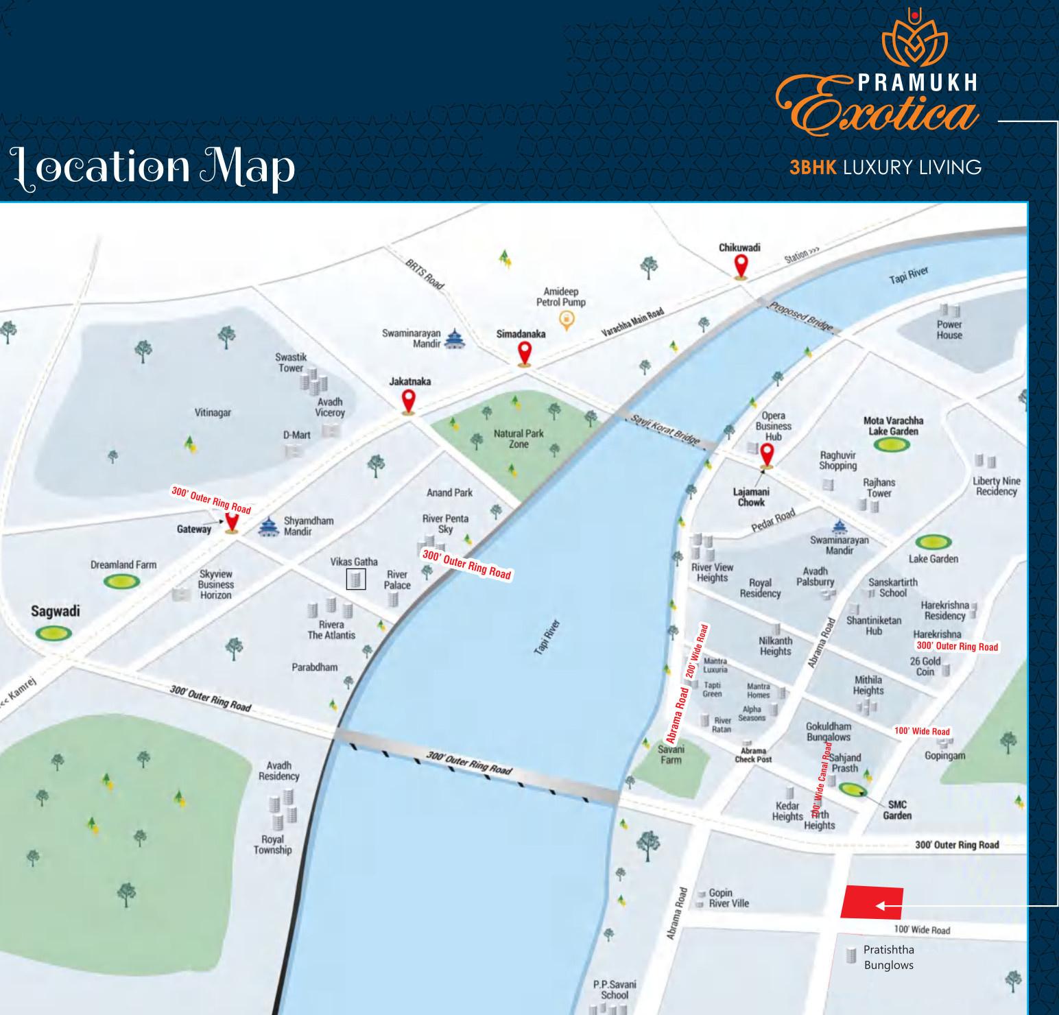  exotica Location Plan