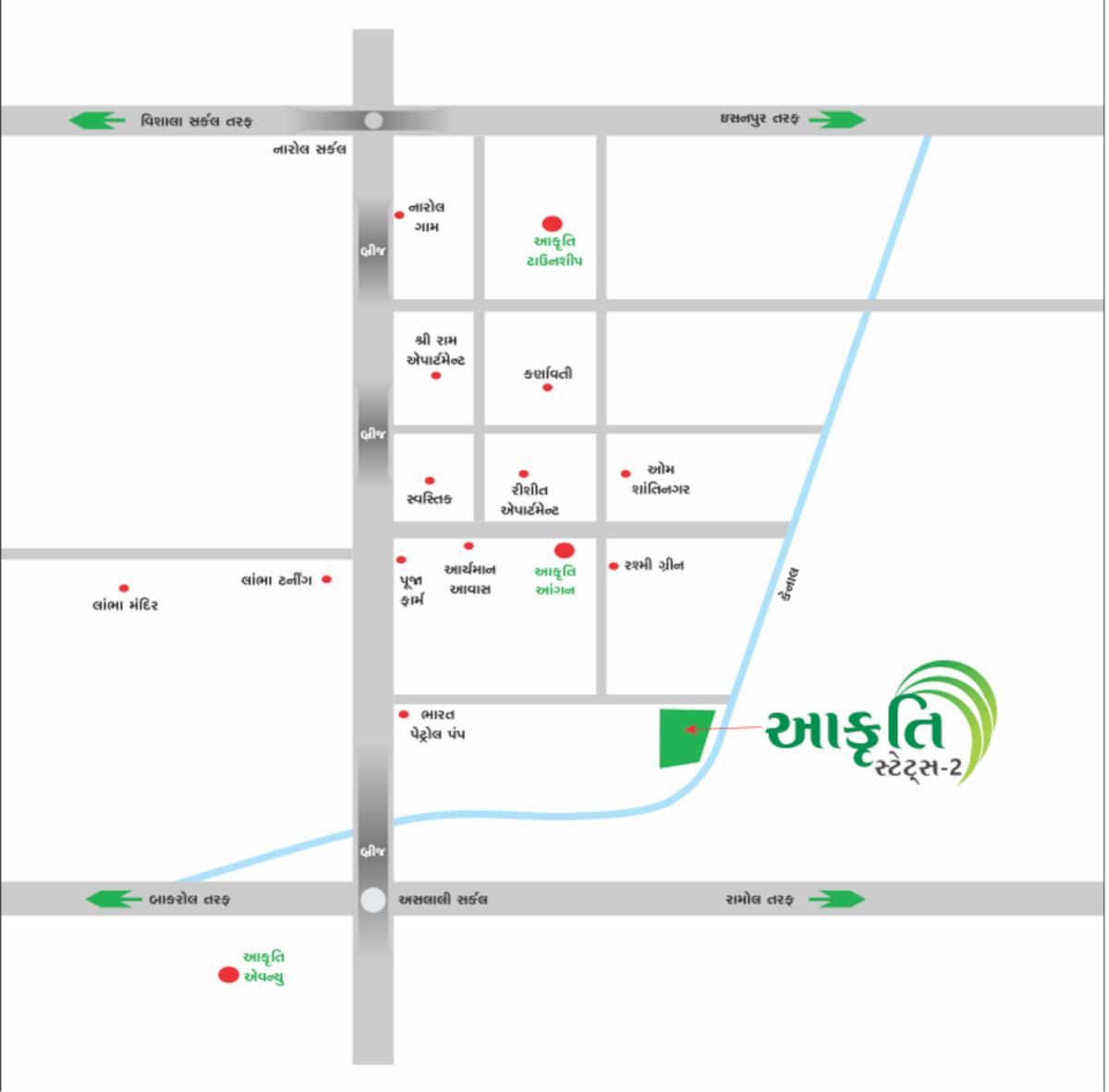  aakruti-status-2 Location Plan