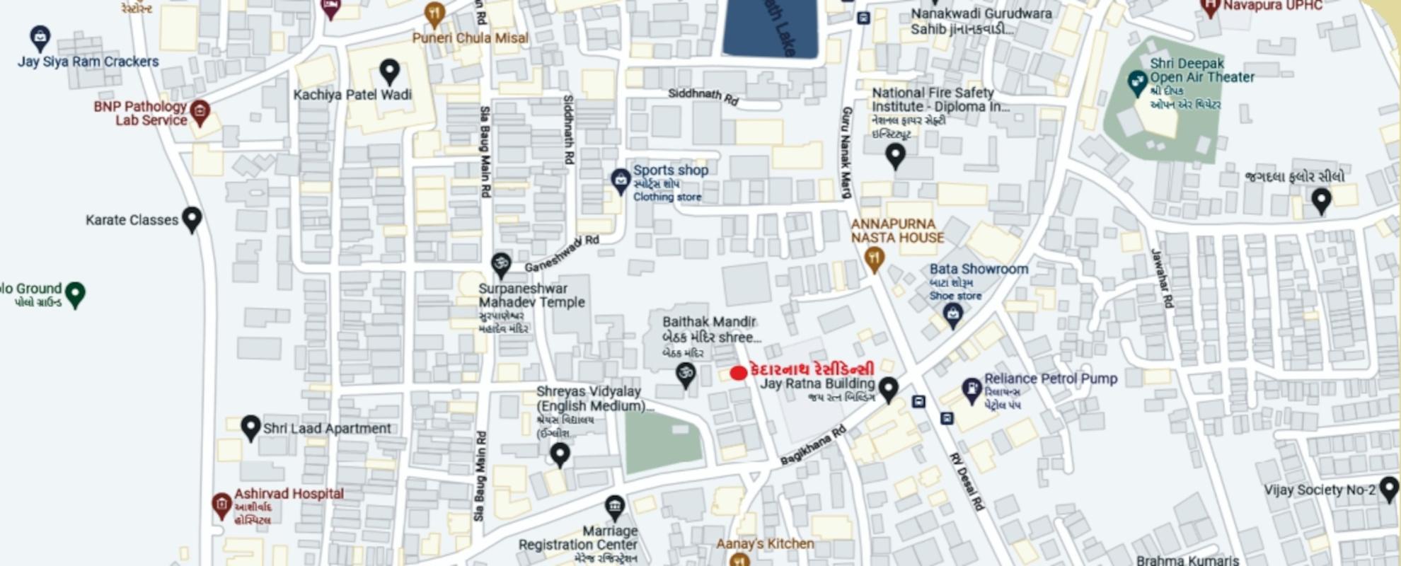 kedarnath-residency Location Plan