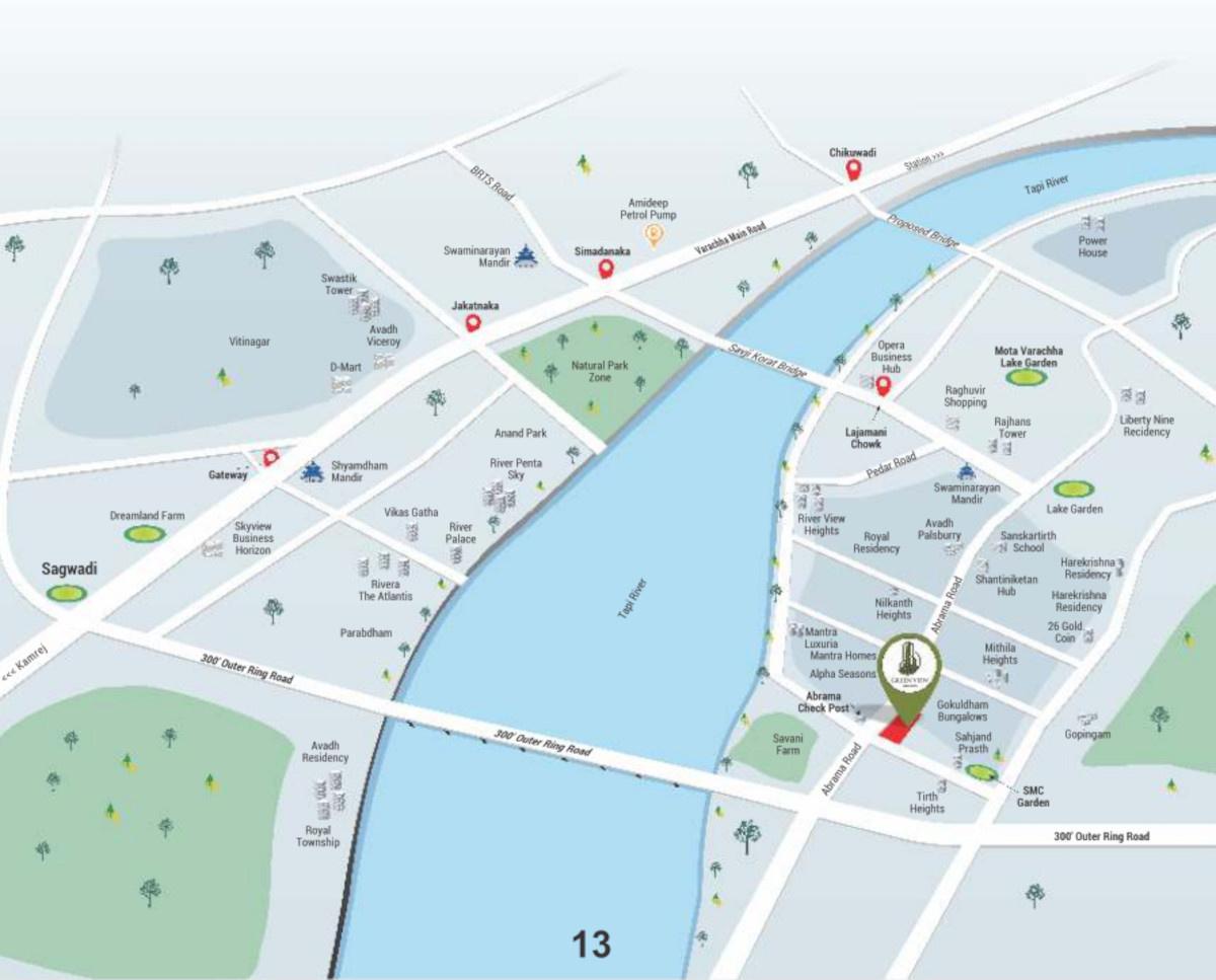  green-view-heights Location Plan