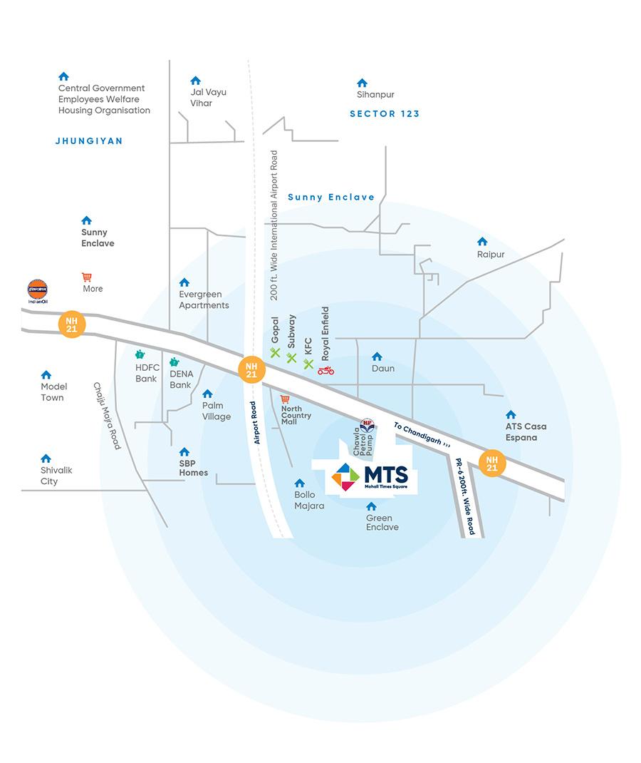  mohali-times-square Location Plan