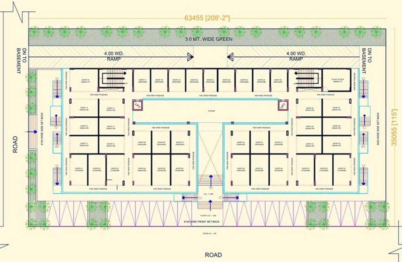  tower Ajanta Tower Cluster Plan