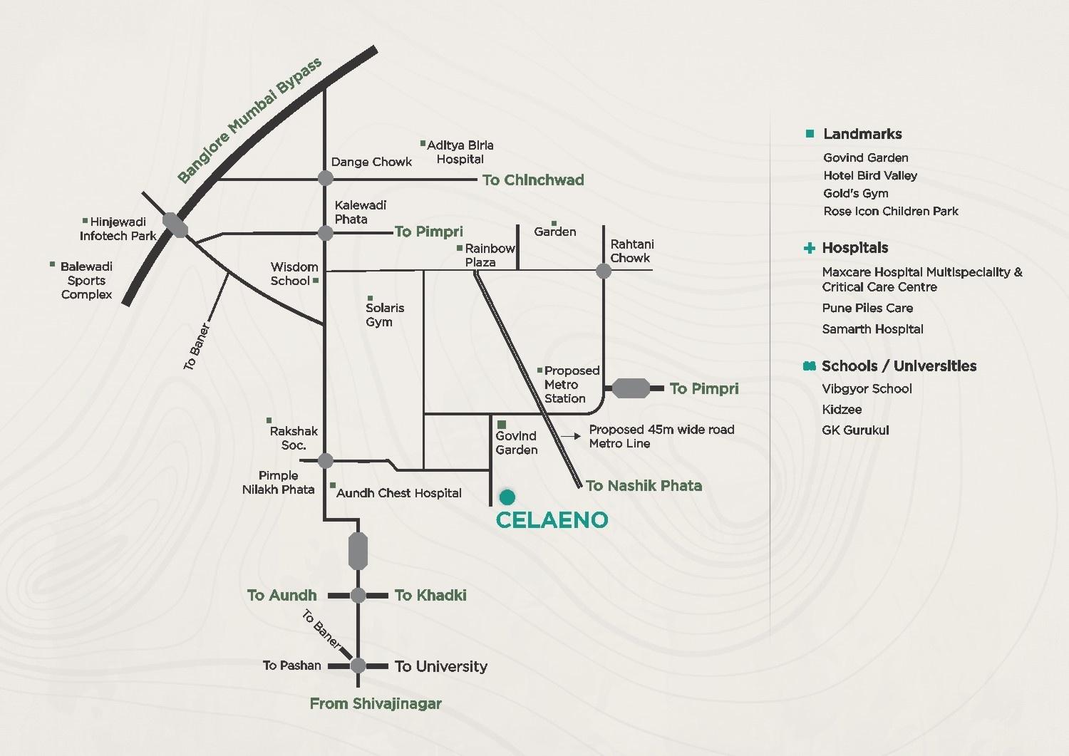  celaeno Location Plan
