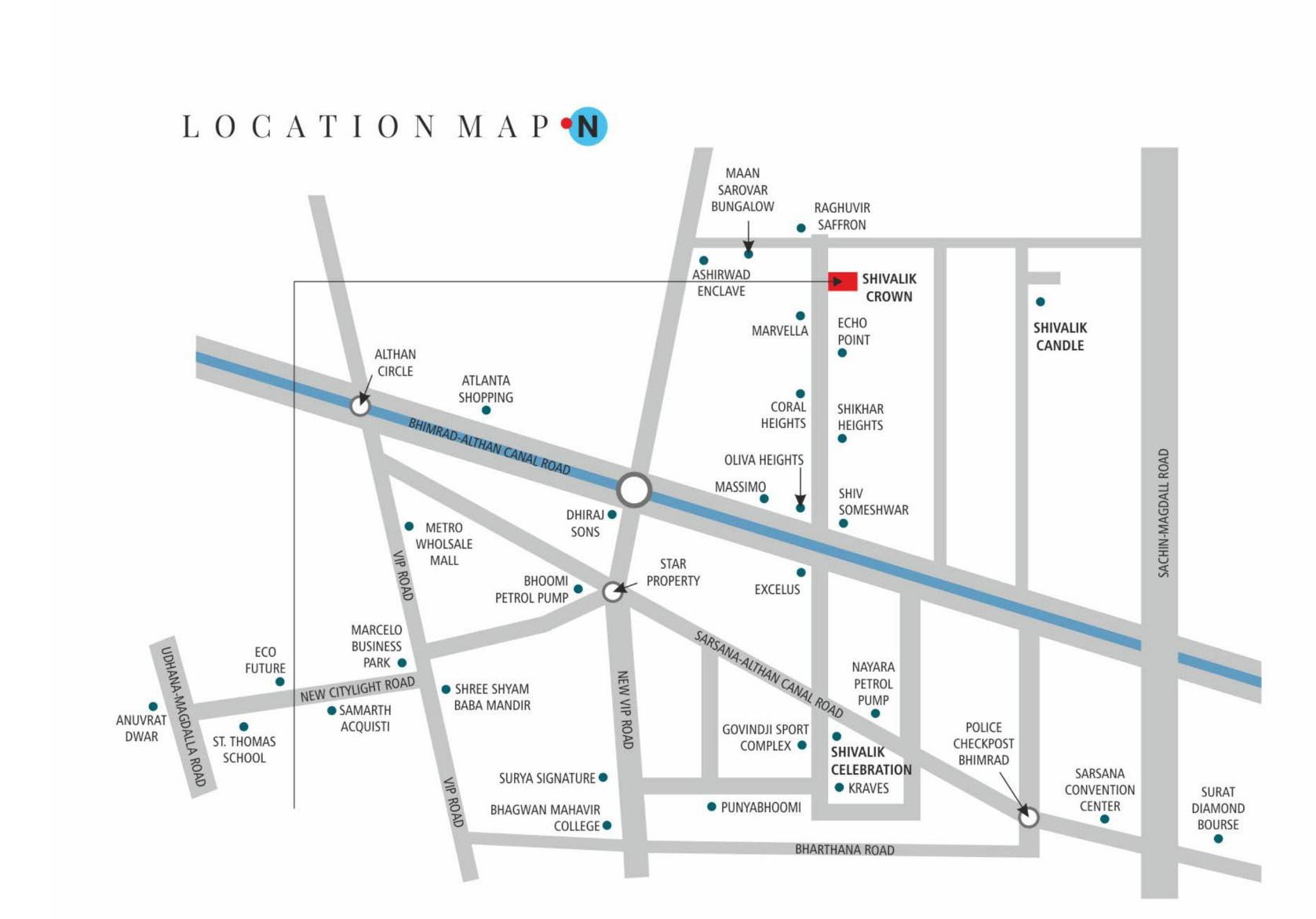  shivalik-crown Location Plan