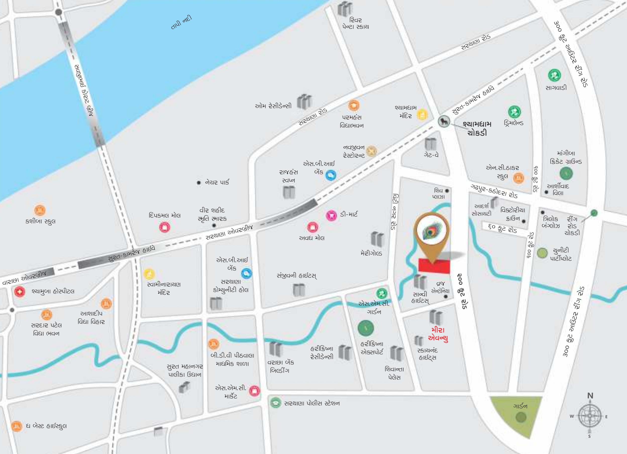  meera-heights Location Plan
