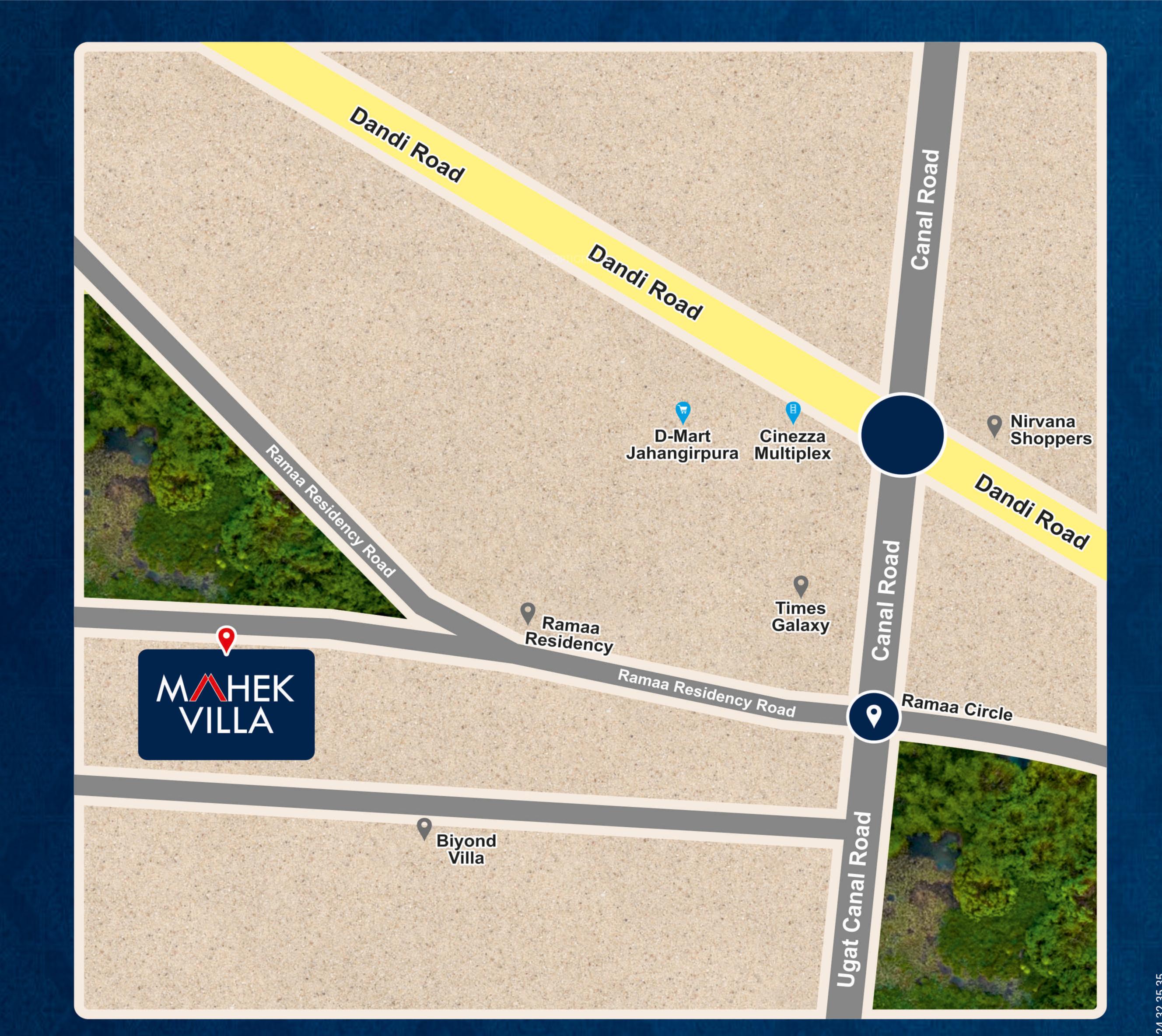  mahek-villa Location Plan