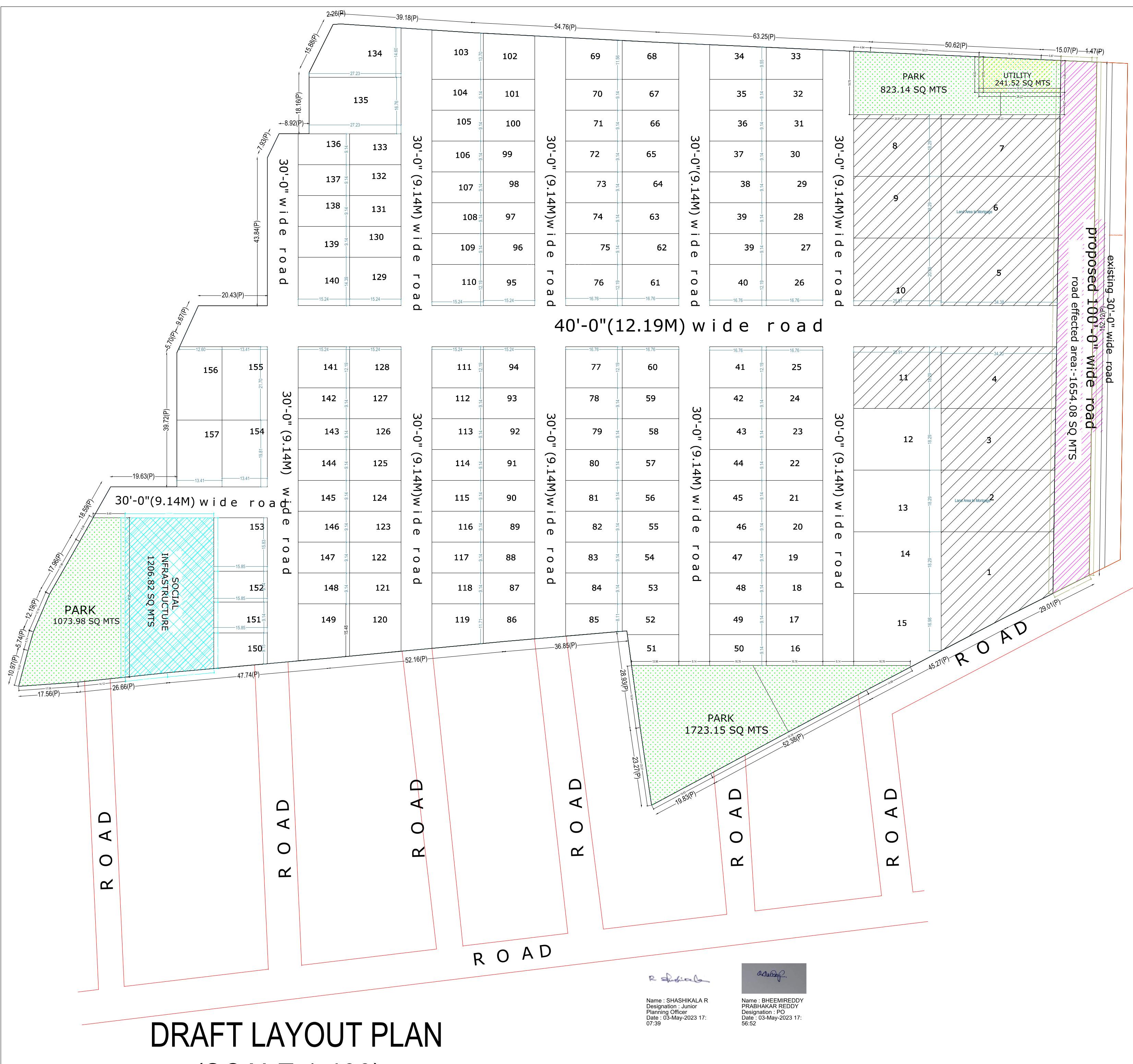  prekshitha-enclave Layout Plan