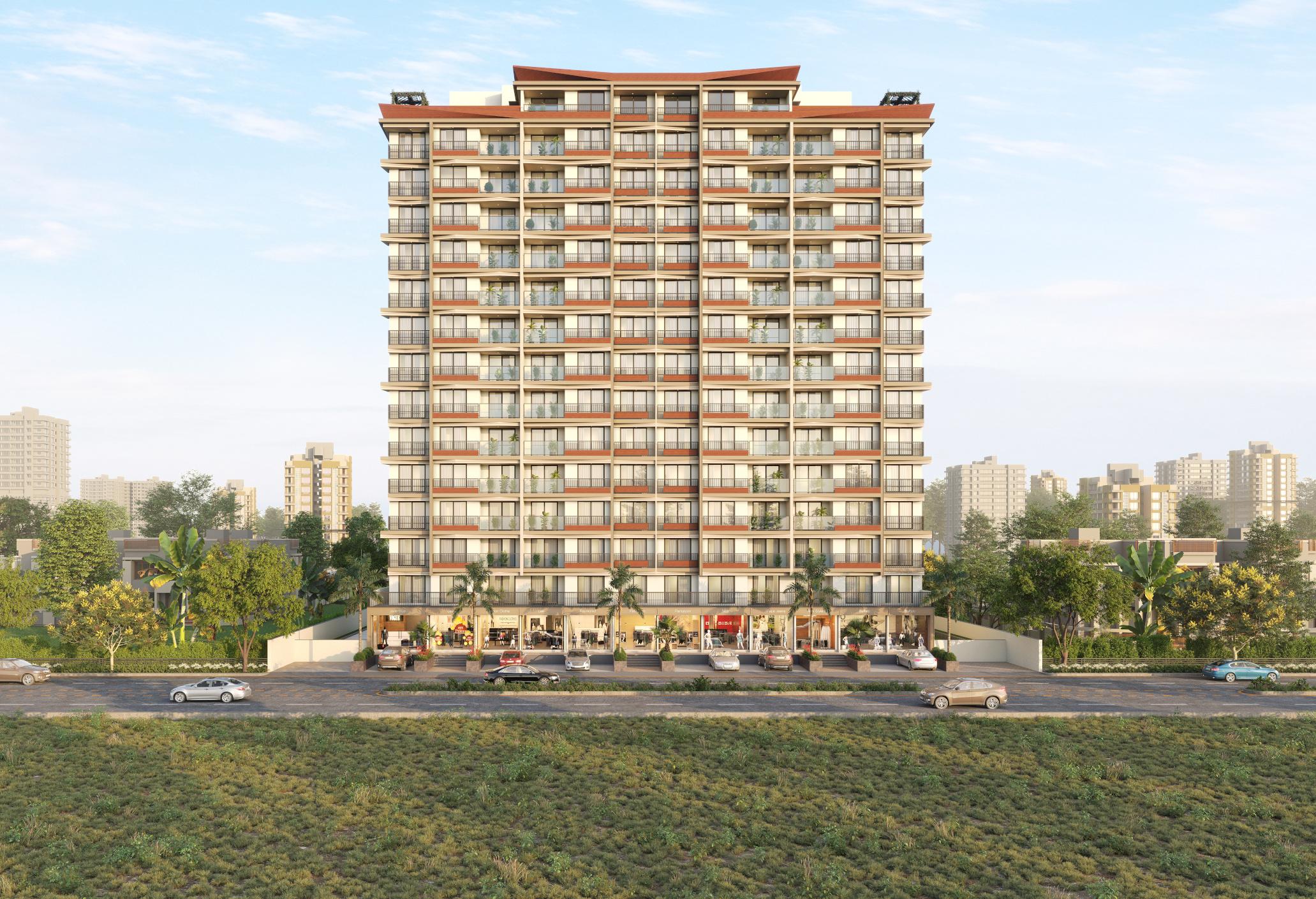  pramukh-pentagon Elevation