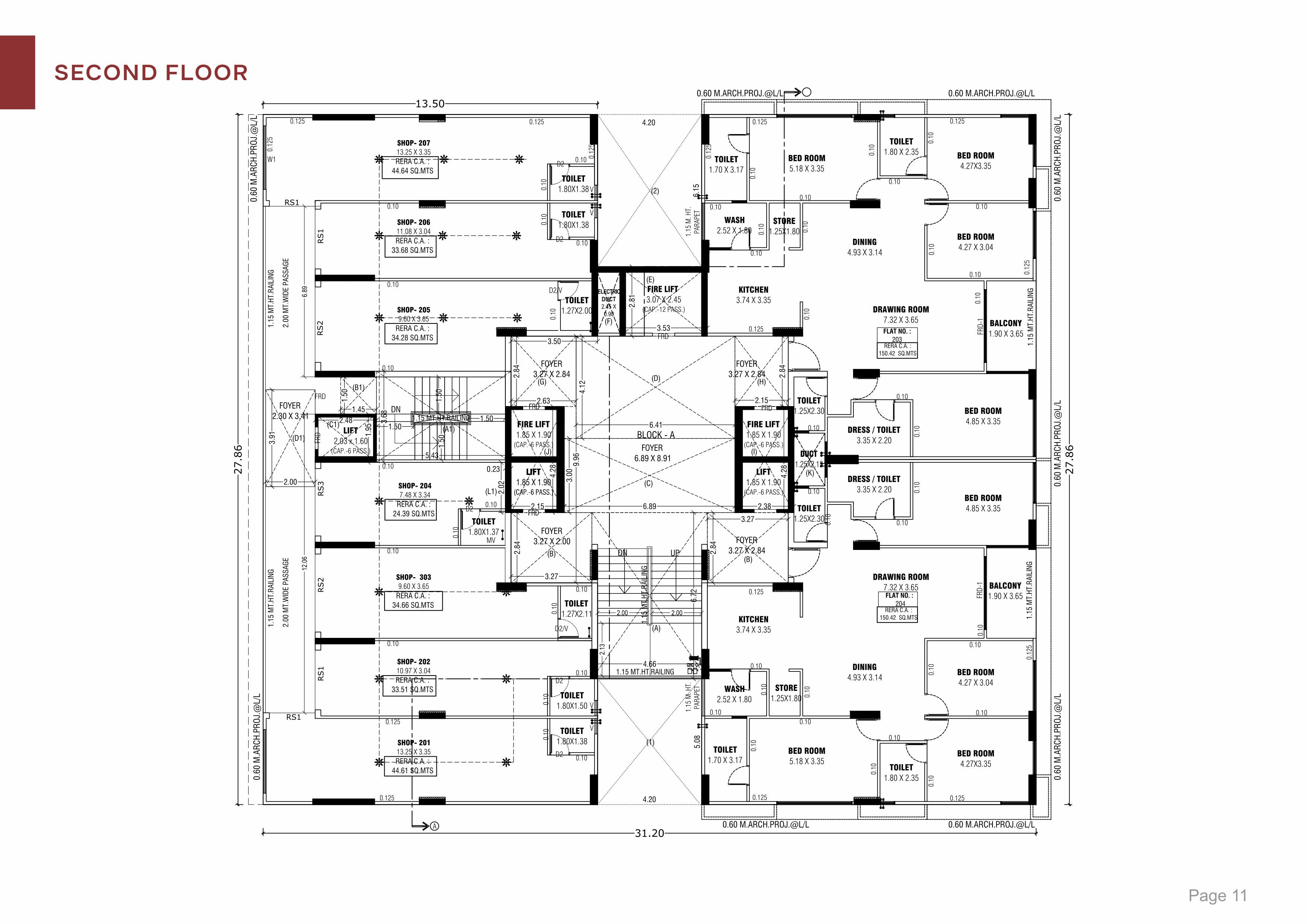 greenz Block A Cluster Plan for 2nd Floor