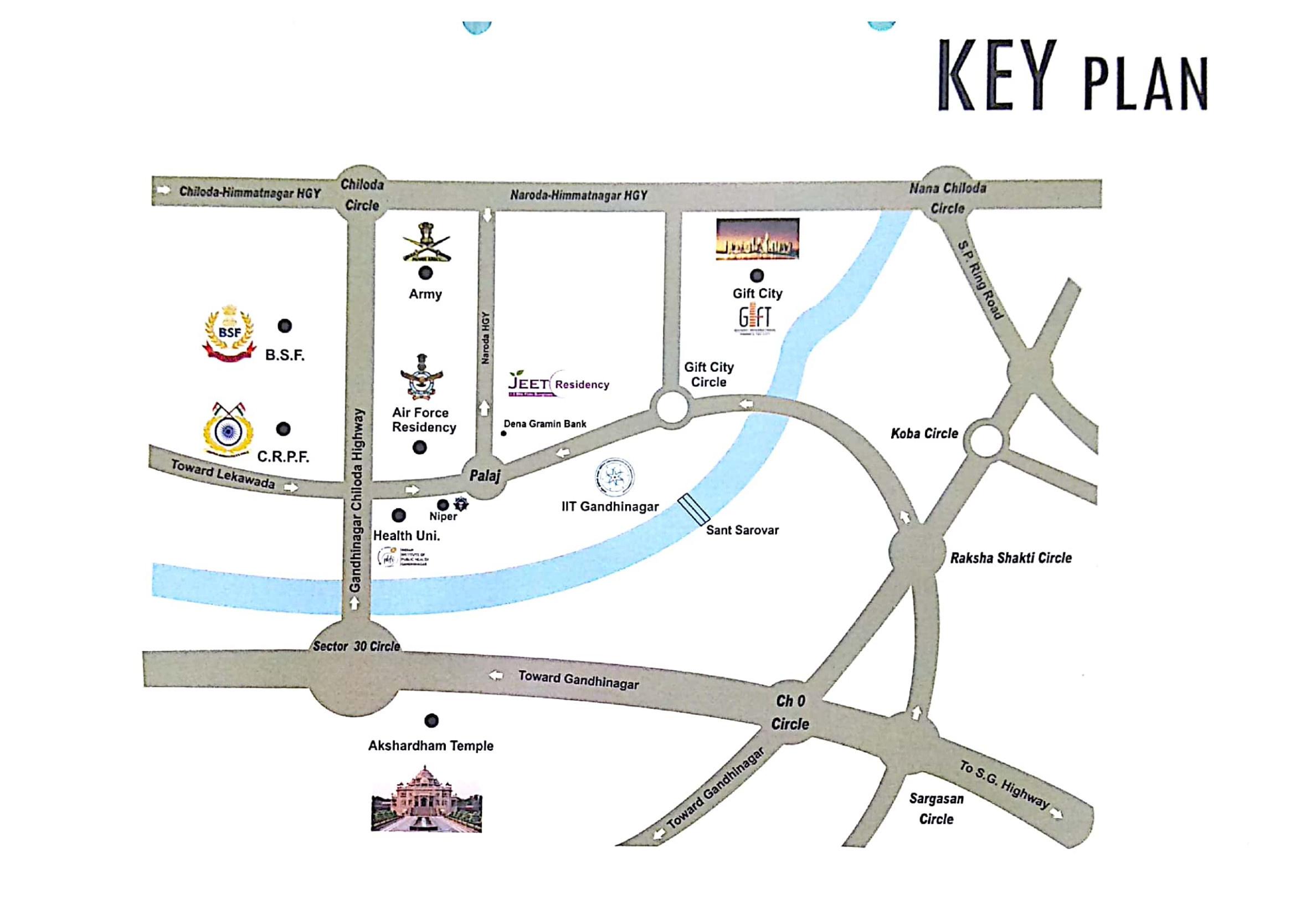  jeet-residency Location Plan
