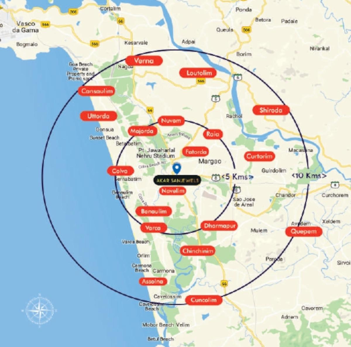  sanjewels Location Plan