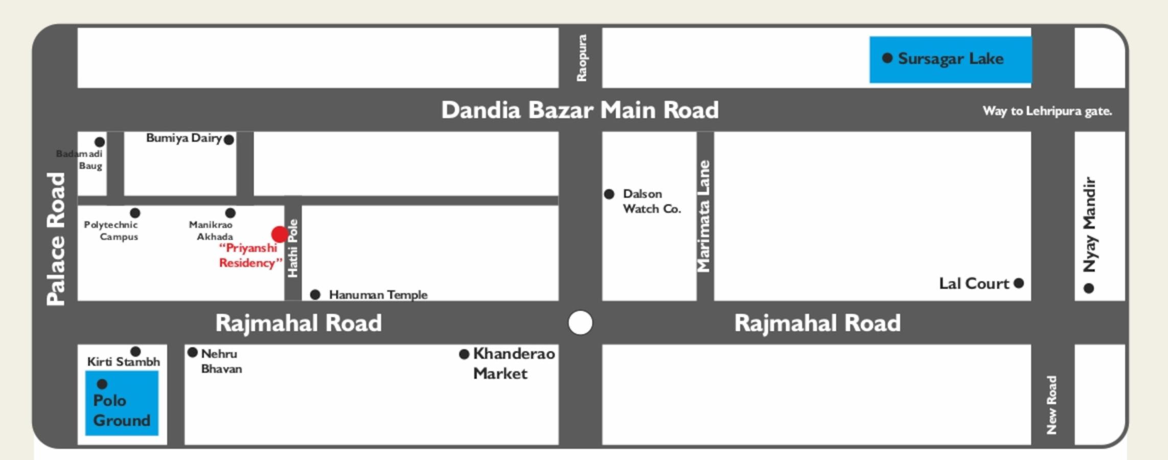  priyanshi-residency Location Plan