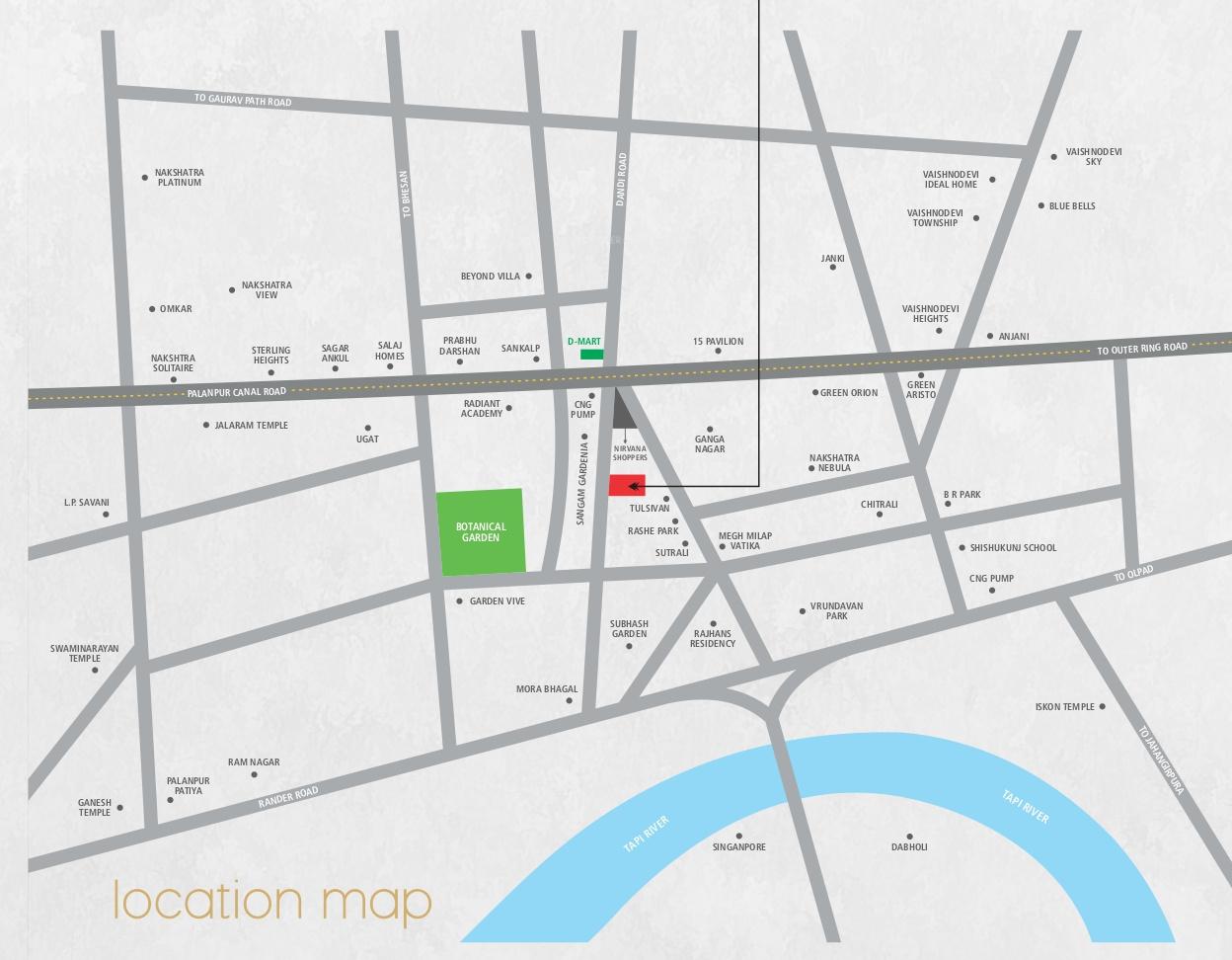  tulsi-darshan Location Plan