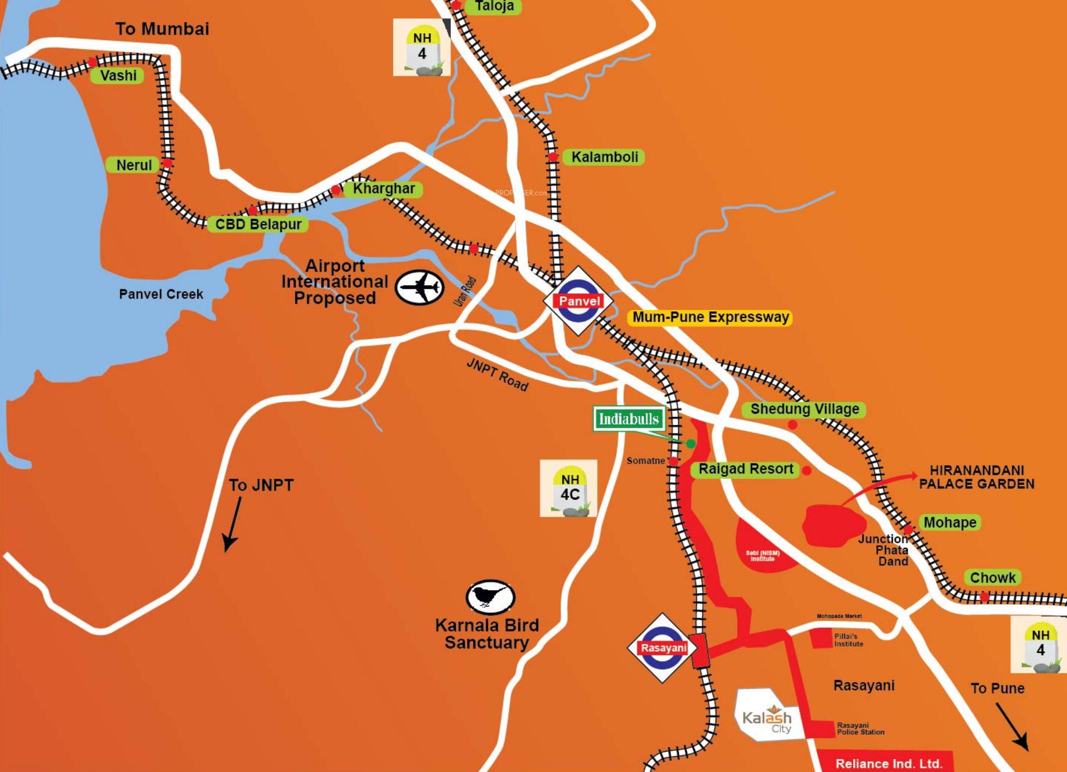  tulsi-kalash-city-phase-iii Location Plan