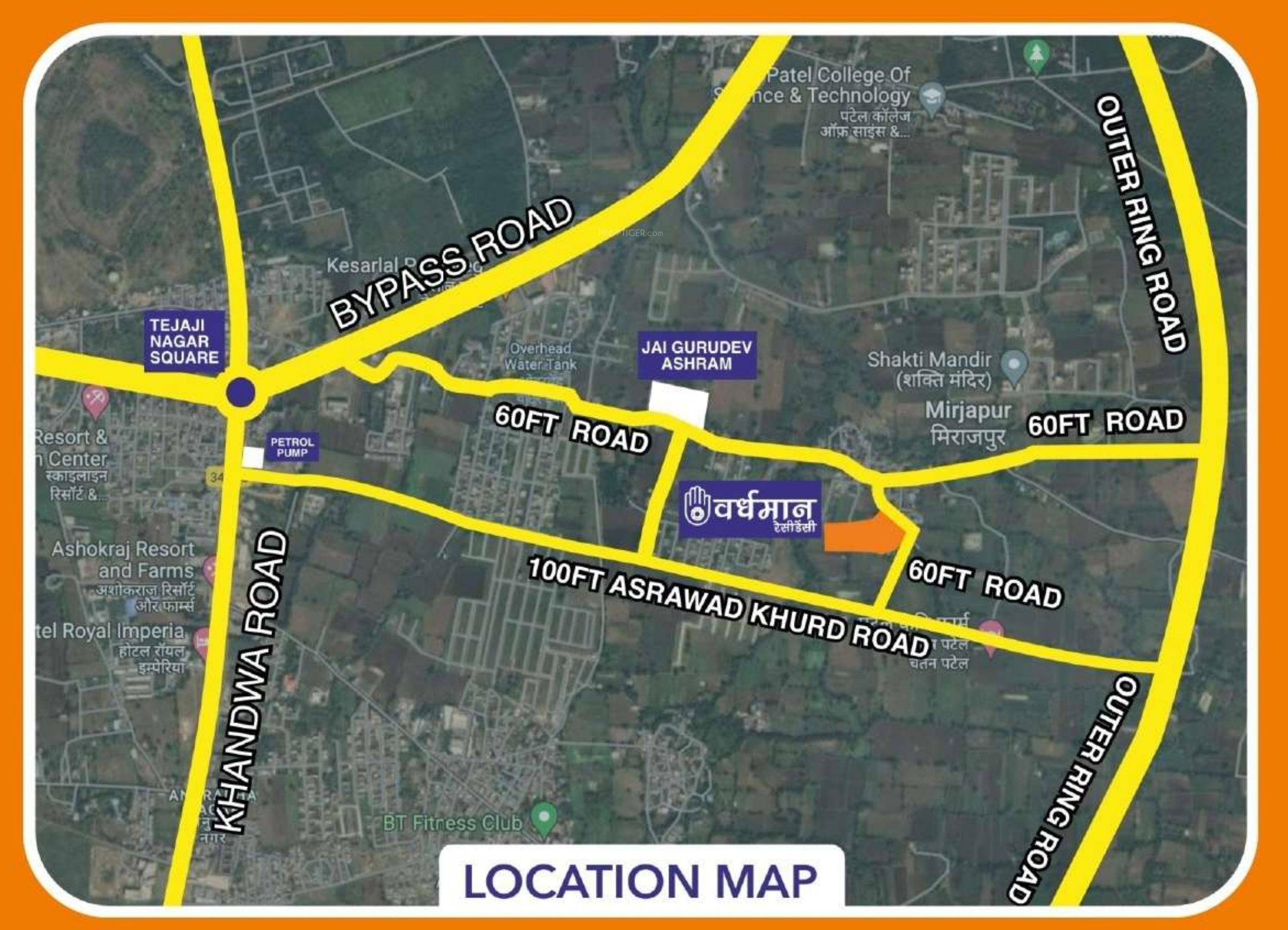  vardhman-residency Location Plan