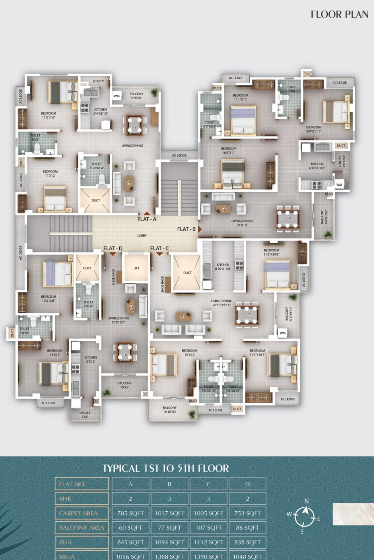  heights Regal Heights Typical Cluster Plan