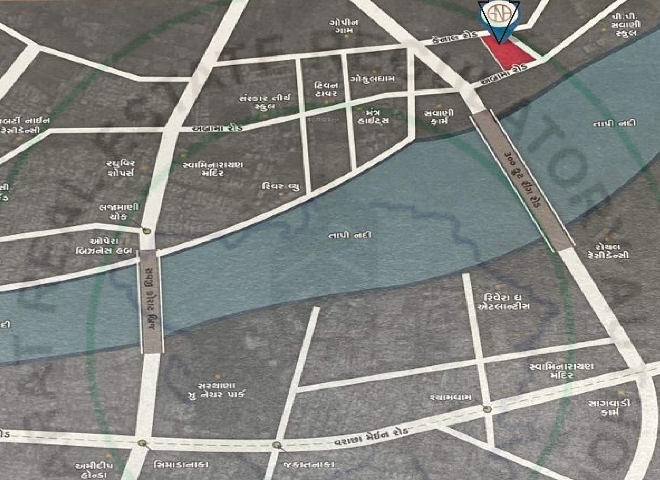  gopin-river-ville Location Plan