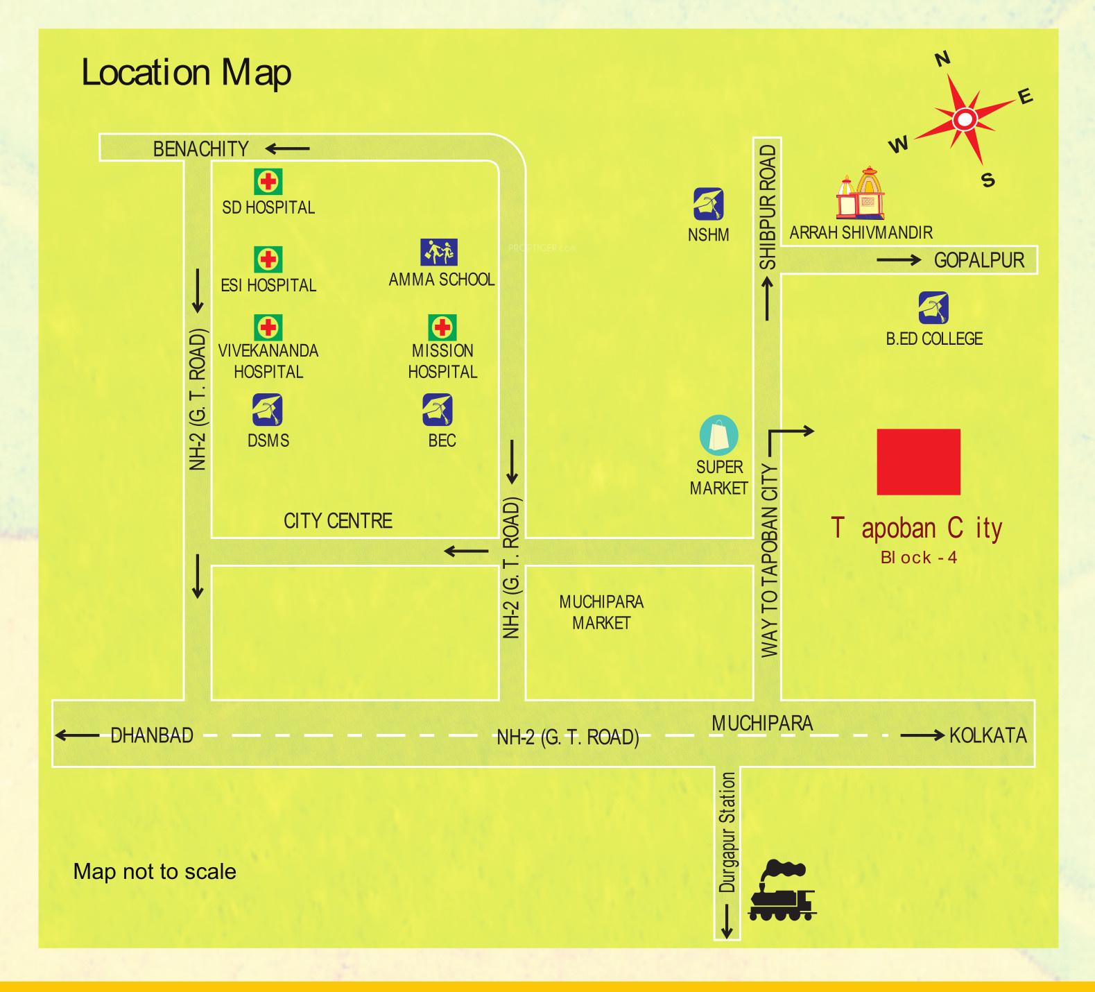  tapoban-city-block-4 Location Plan