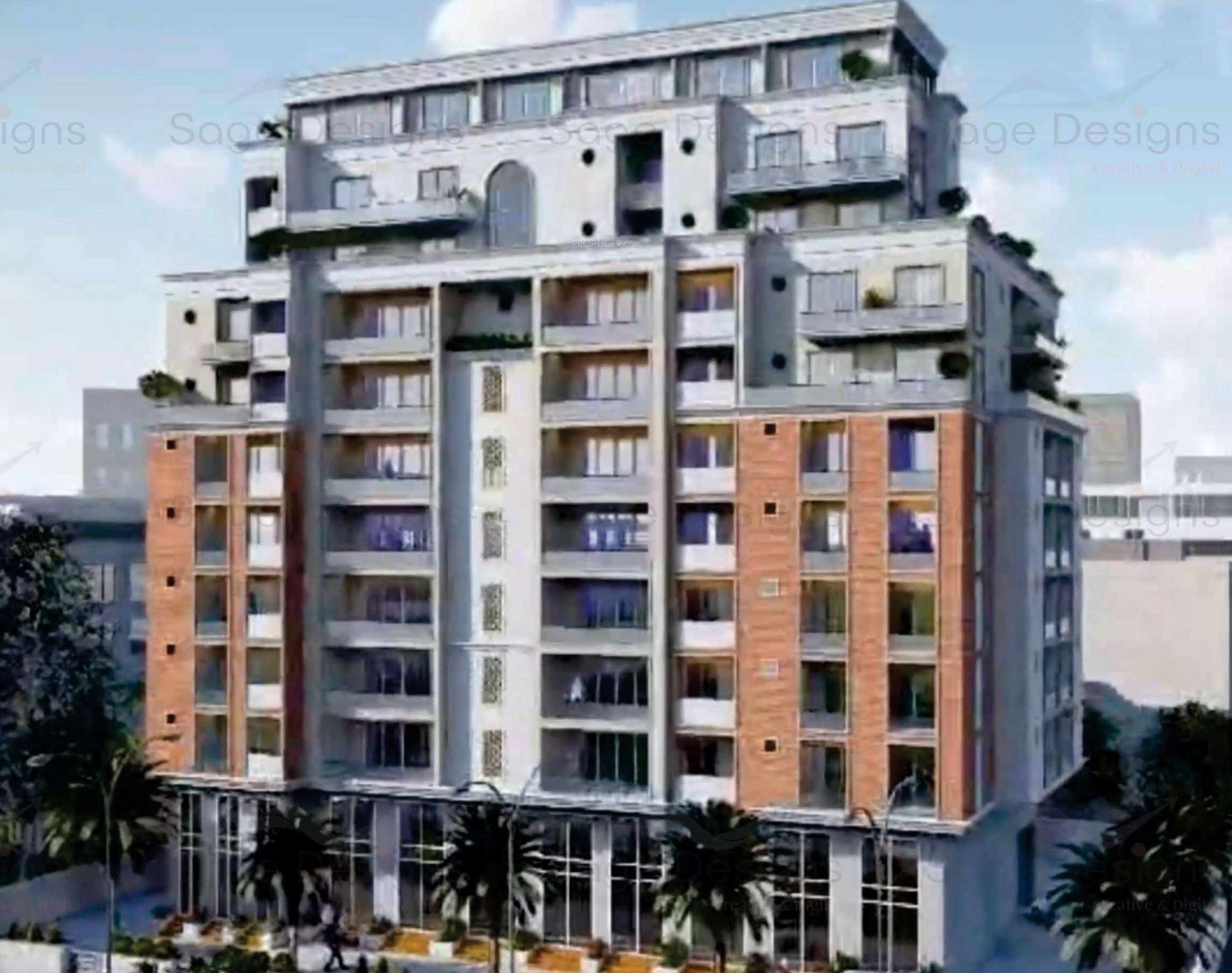  central-towers Elevation