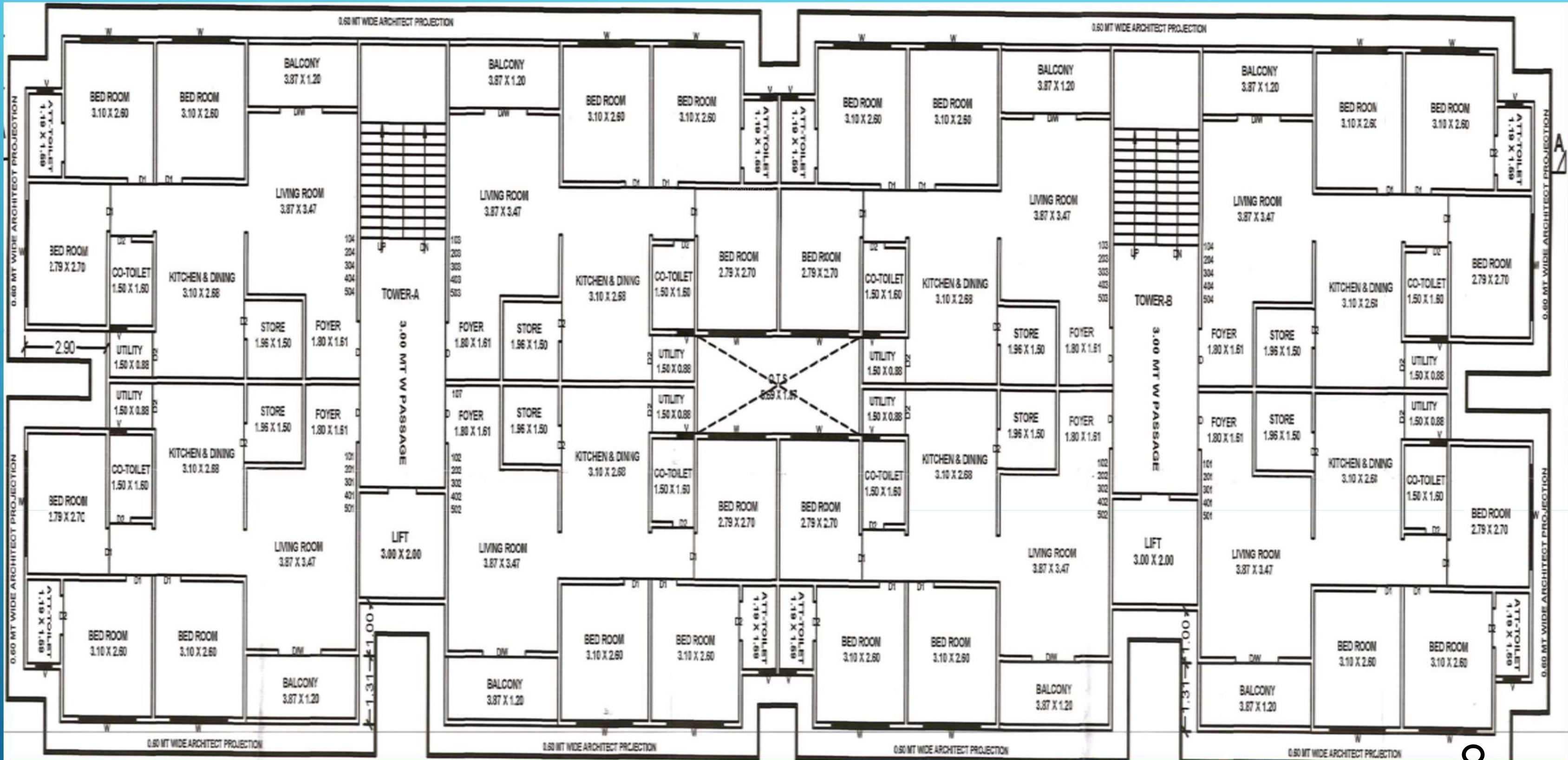  elegance Block A Cluster Plan