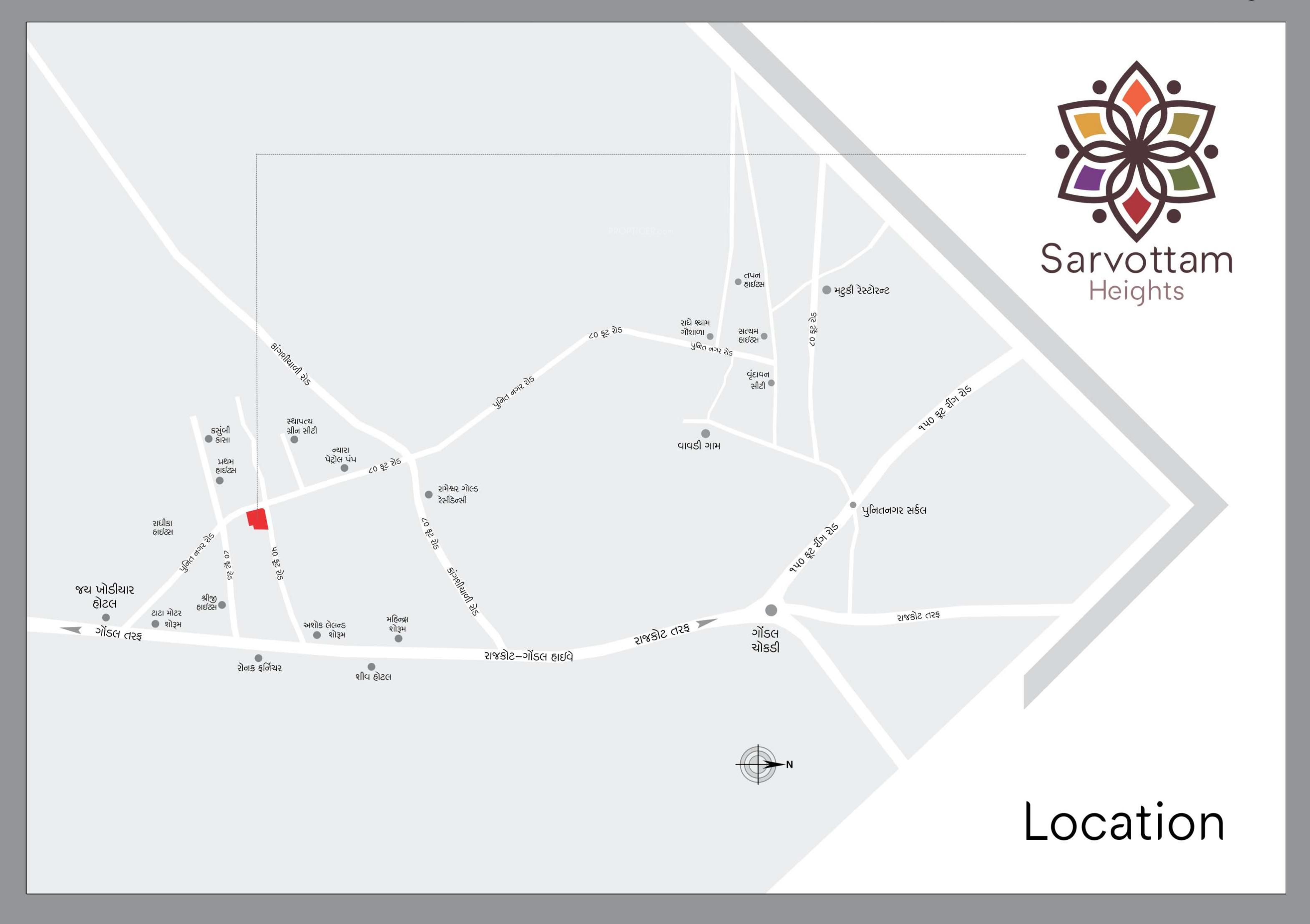  sarvottam-heights Location Plan