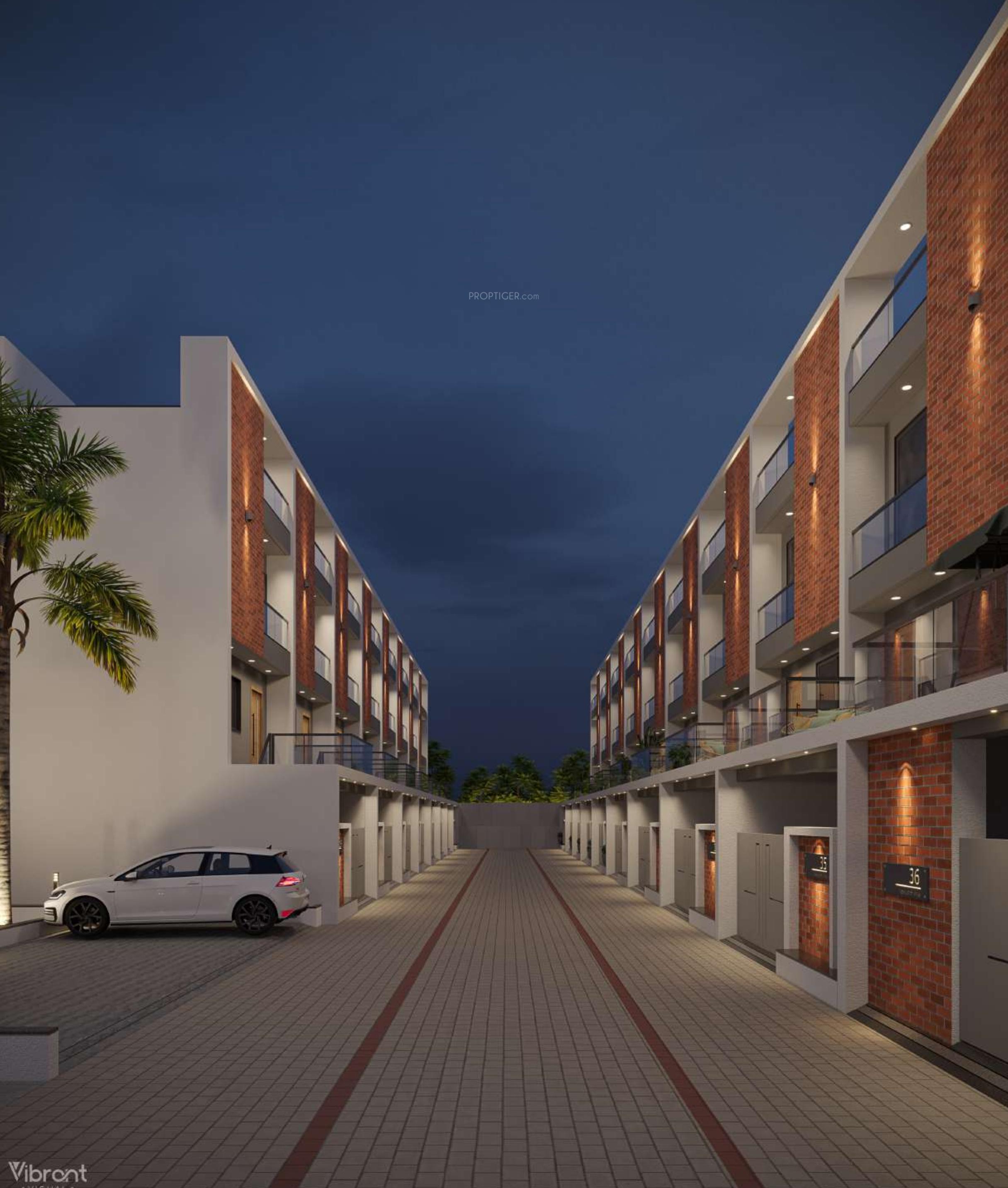  villa Internal Roads & Footpaths