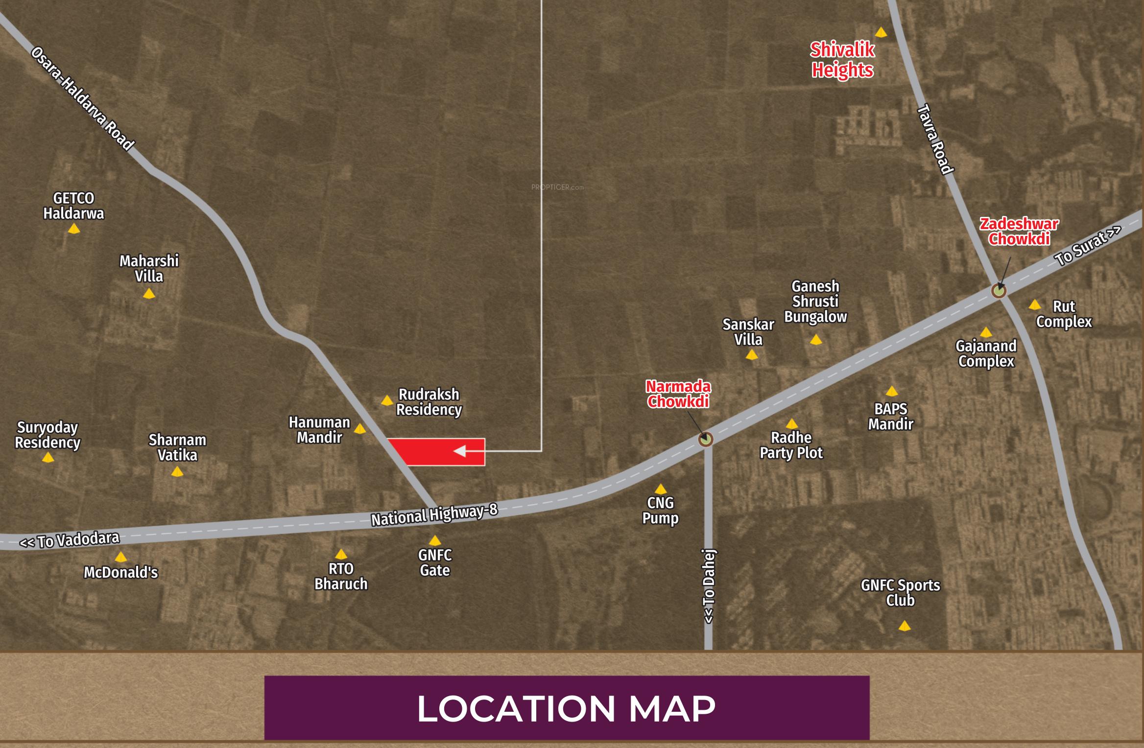  shivalik-avenue-villa Location Plan