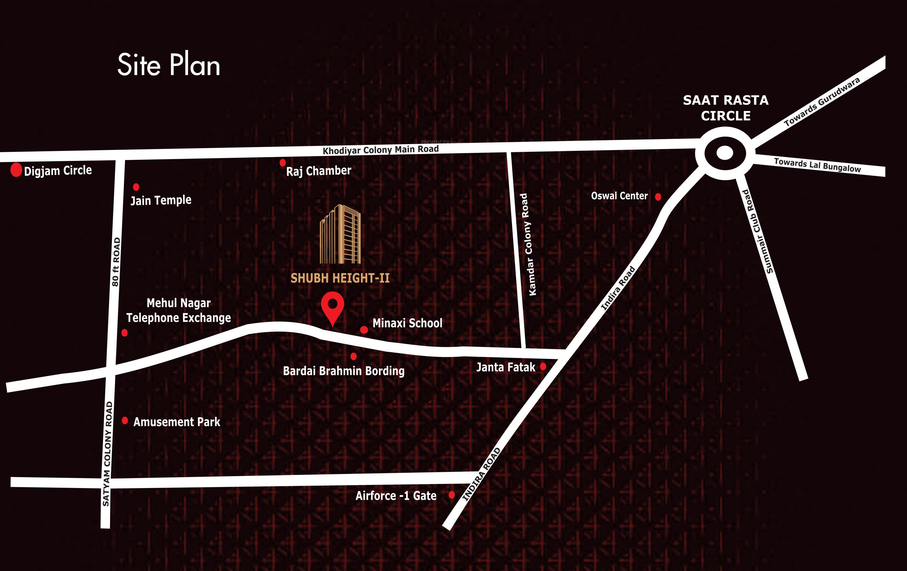  shubh-heights-ii Location Plan