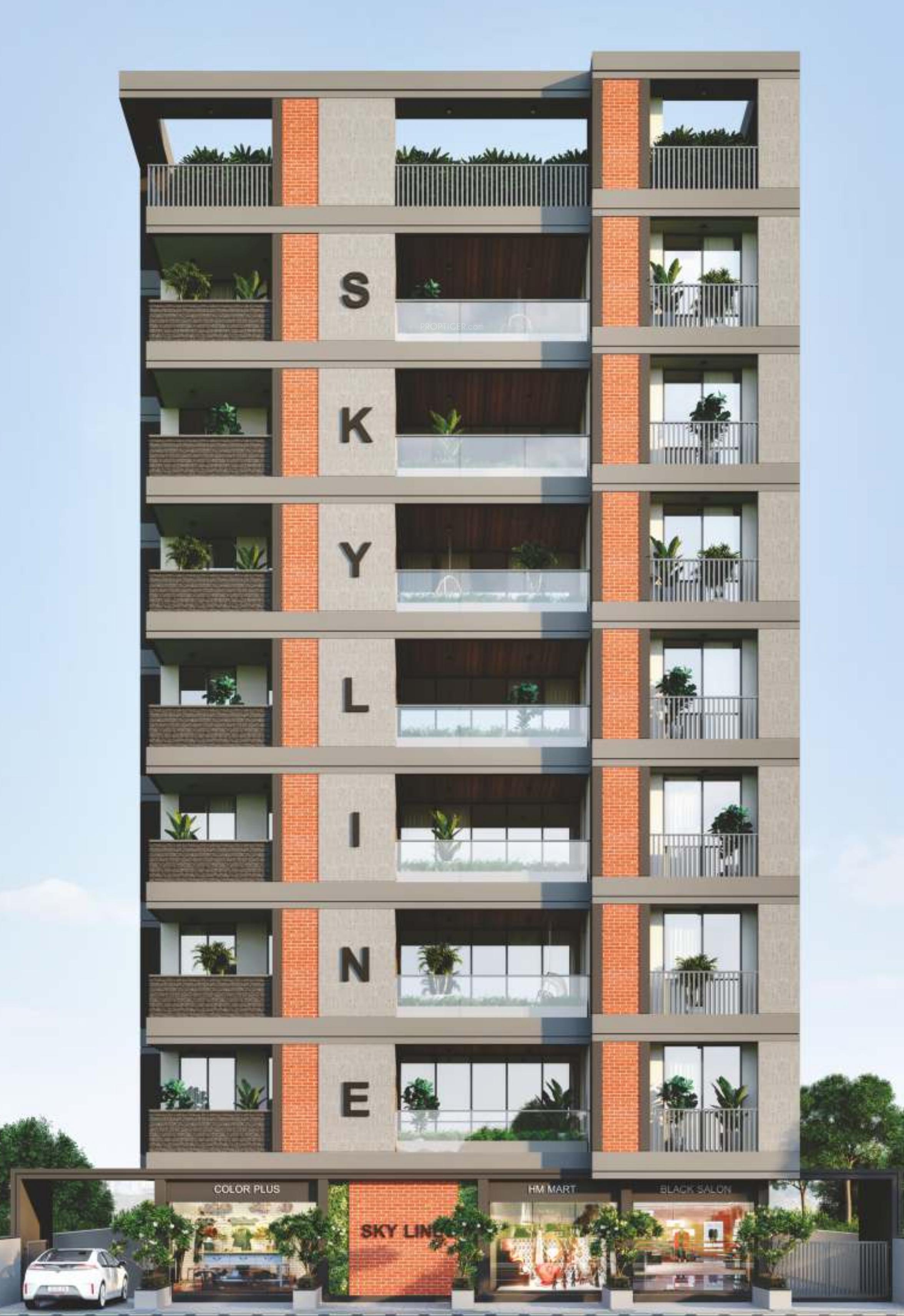 antriksh-skyline Elevation