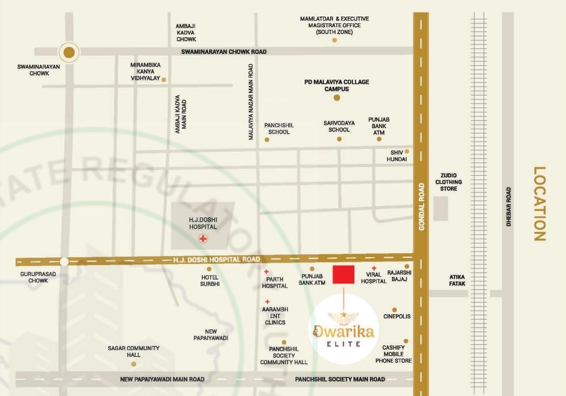  dwarika-elite Location Plan