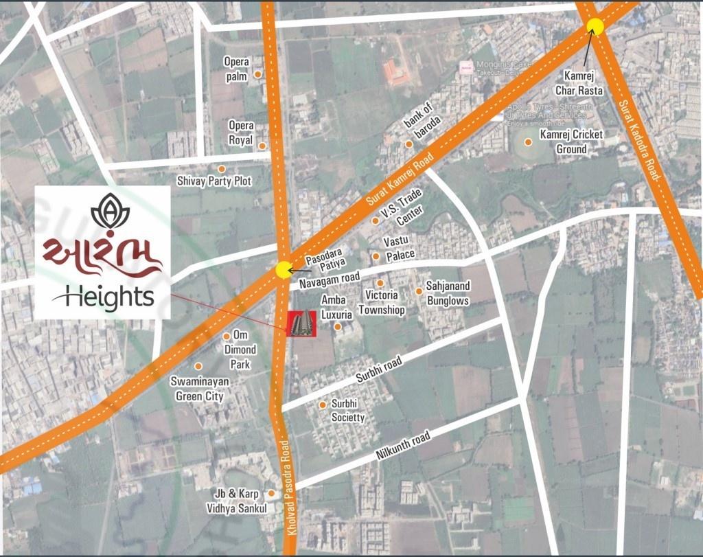  aarambh-heights Location Plan