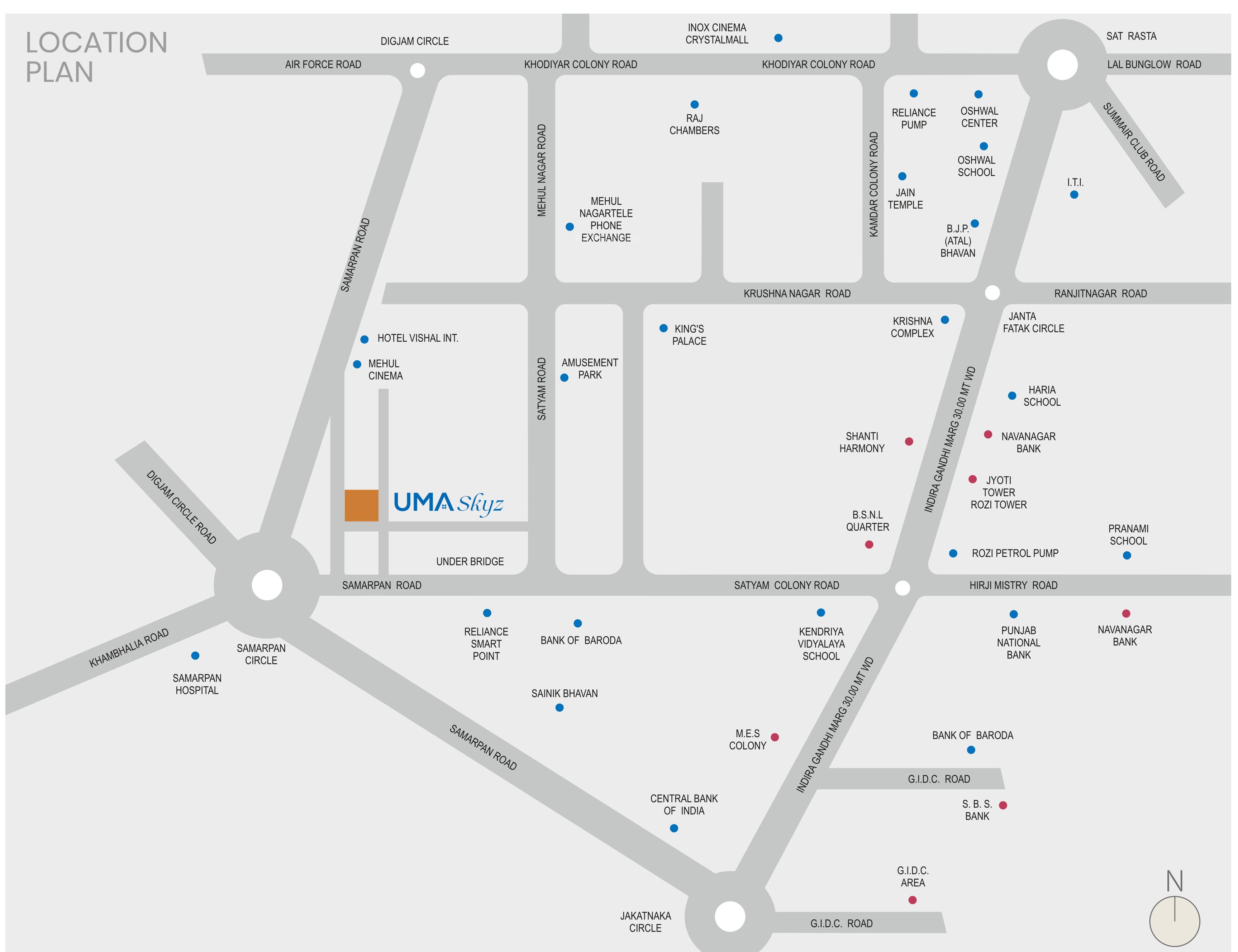  uma-skyz Location Plan