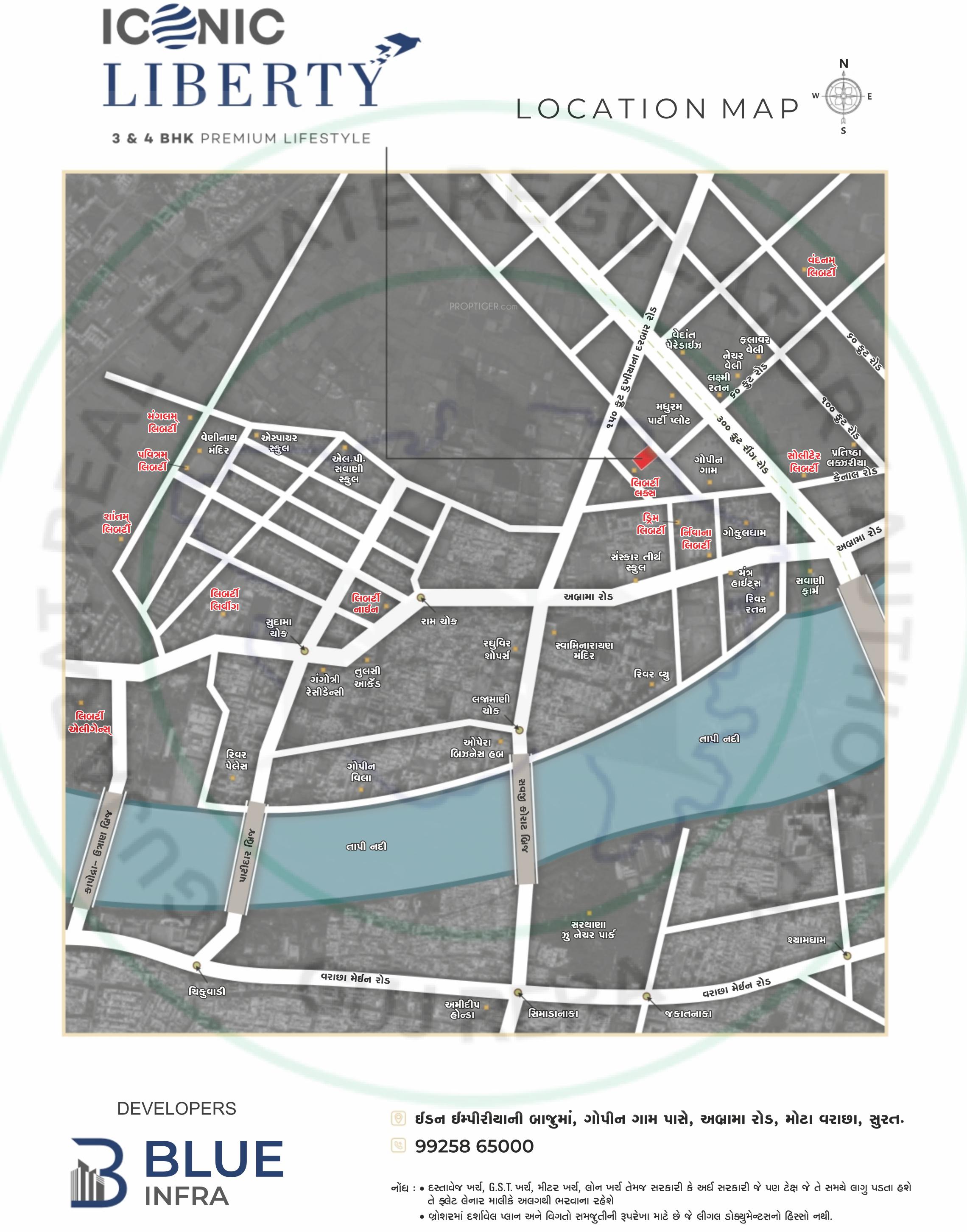  iconic-liberty Location Plan