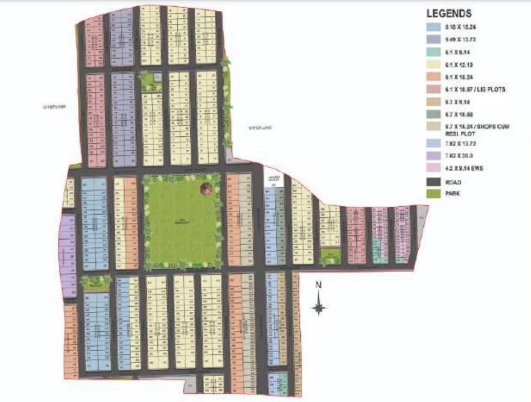  vardhman-iris-corridor Layout Plan