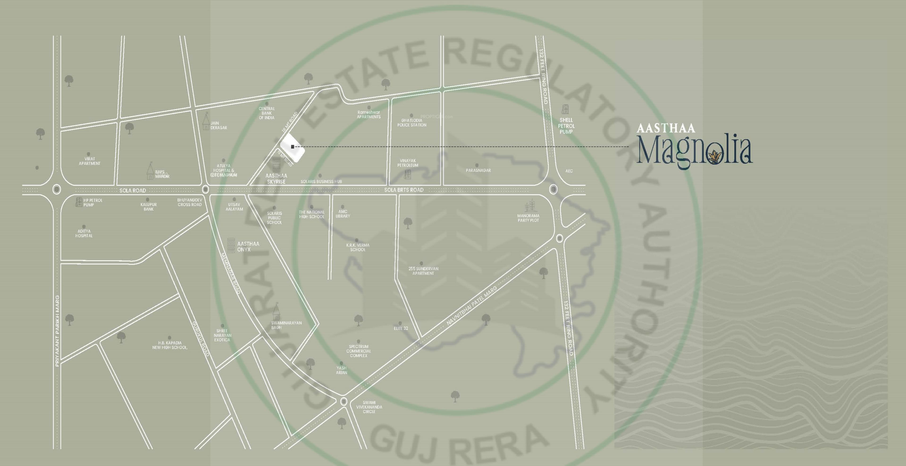  aasthaa-magnolia Location Plan