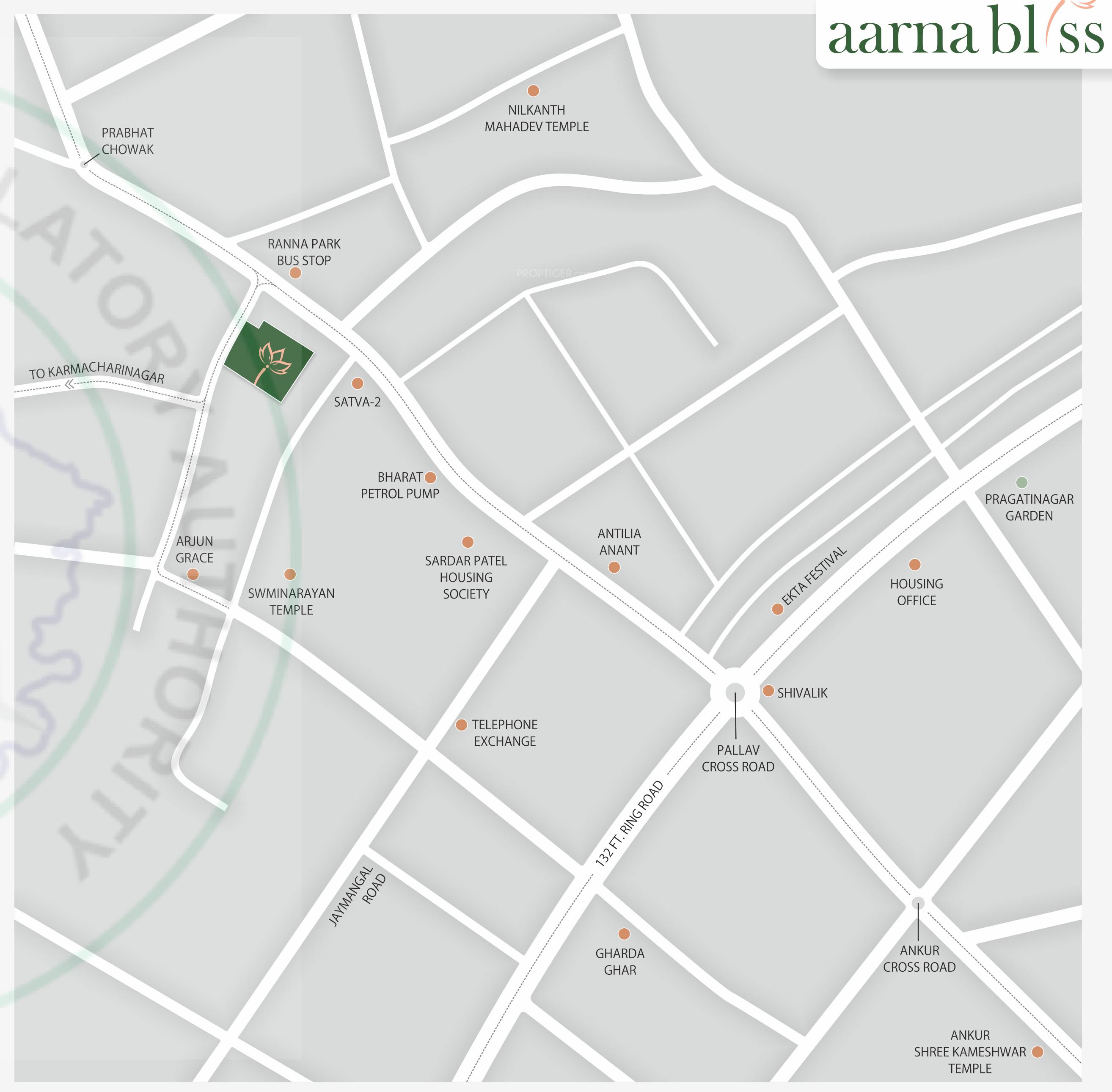 bliss Location Plan
