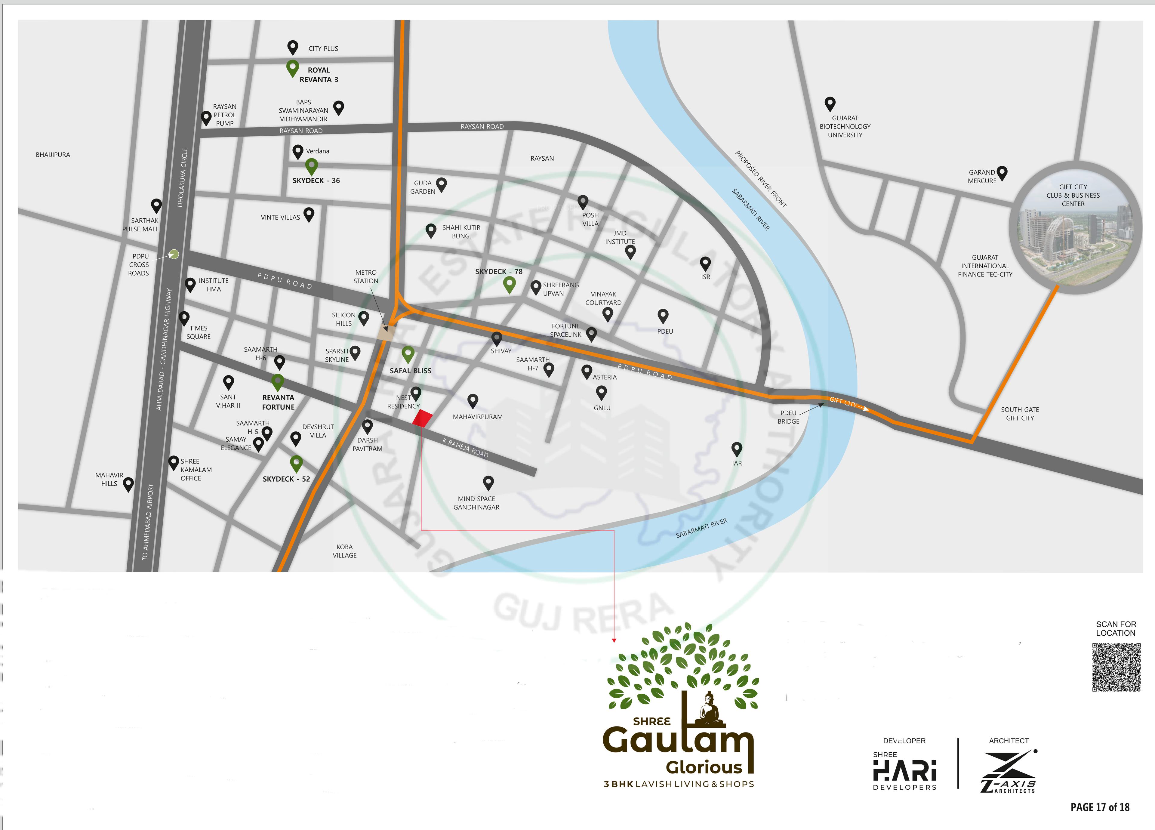  gautam-glorious Location Plan