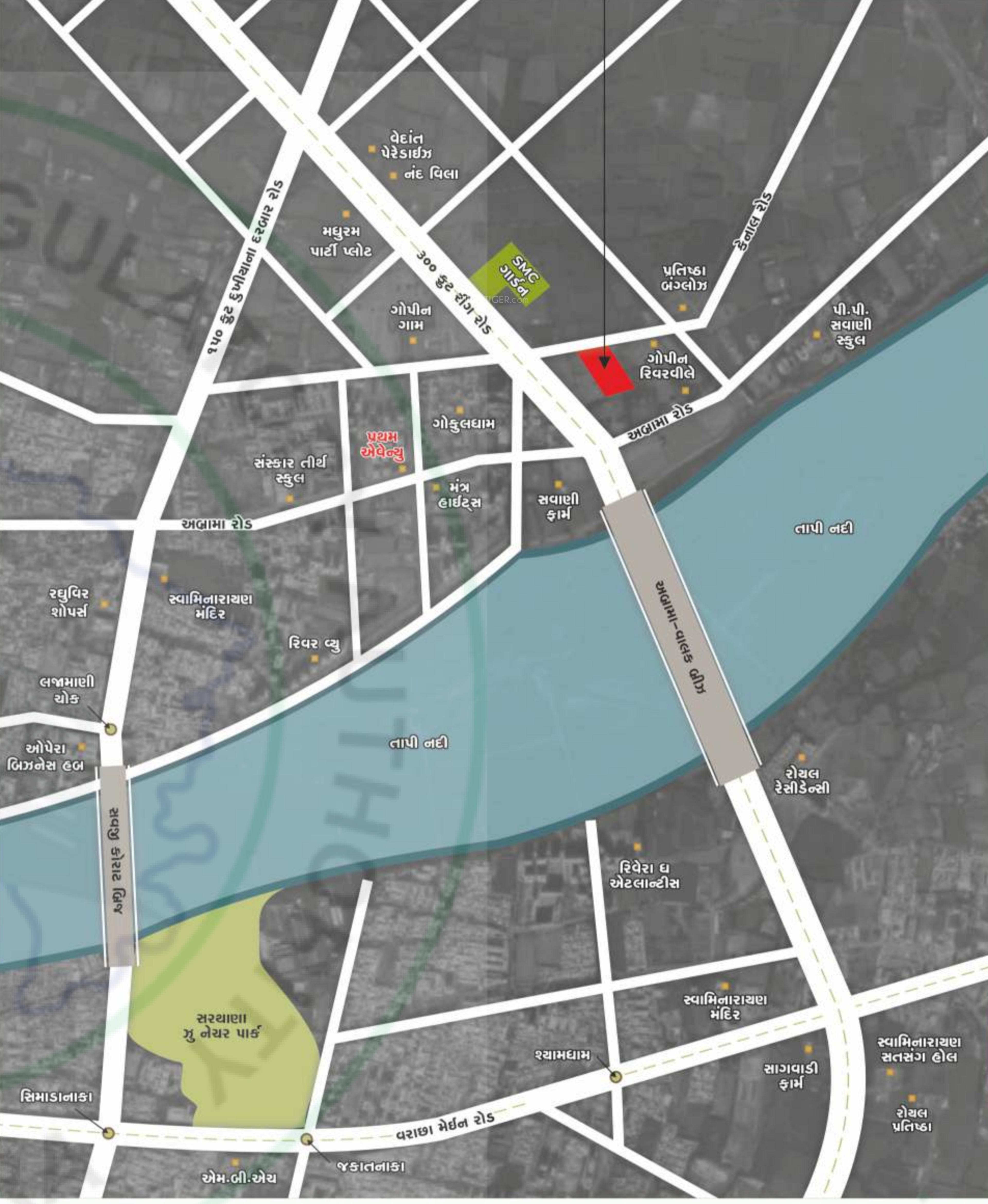 pratham-avencia Location Plan