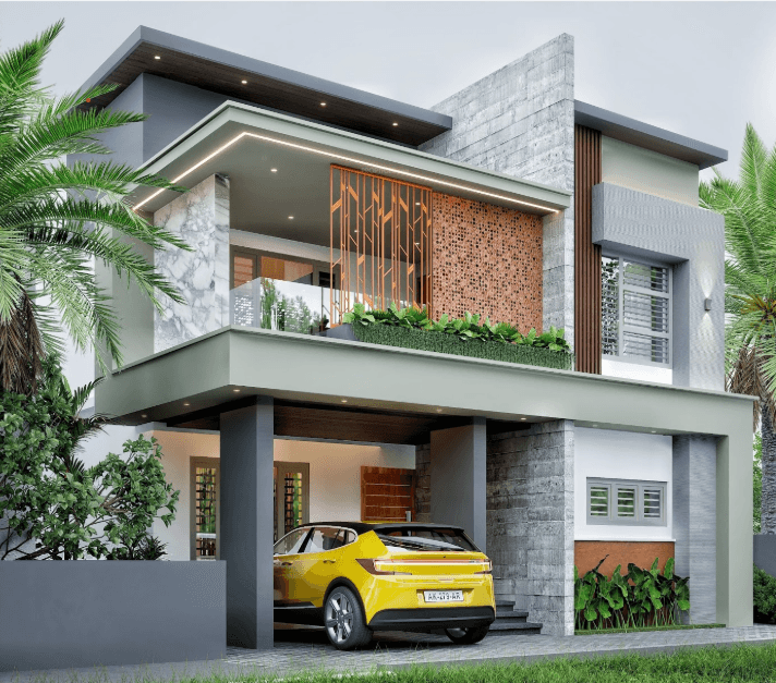  gated-community-villa-infopark-phase-2 Elevation