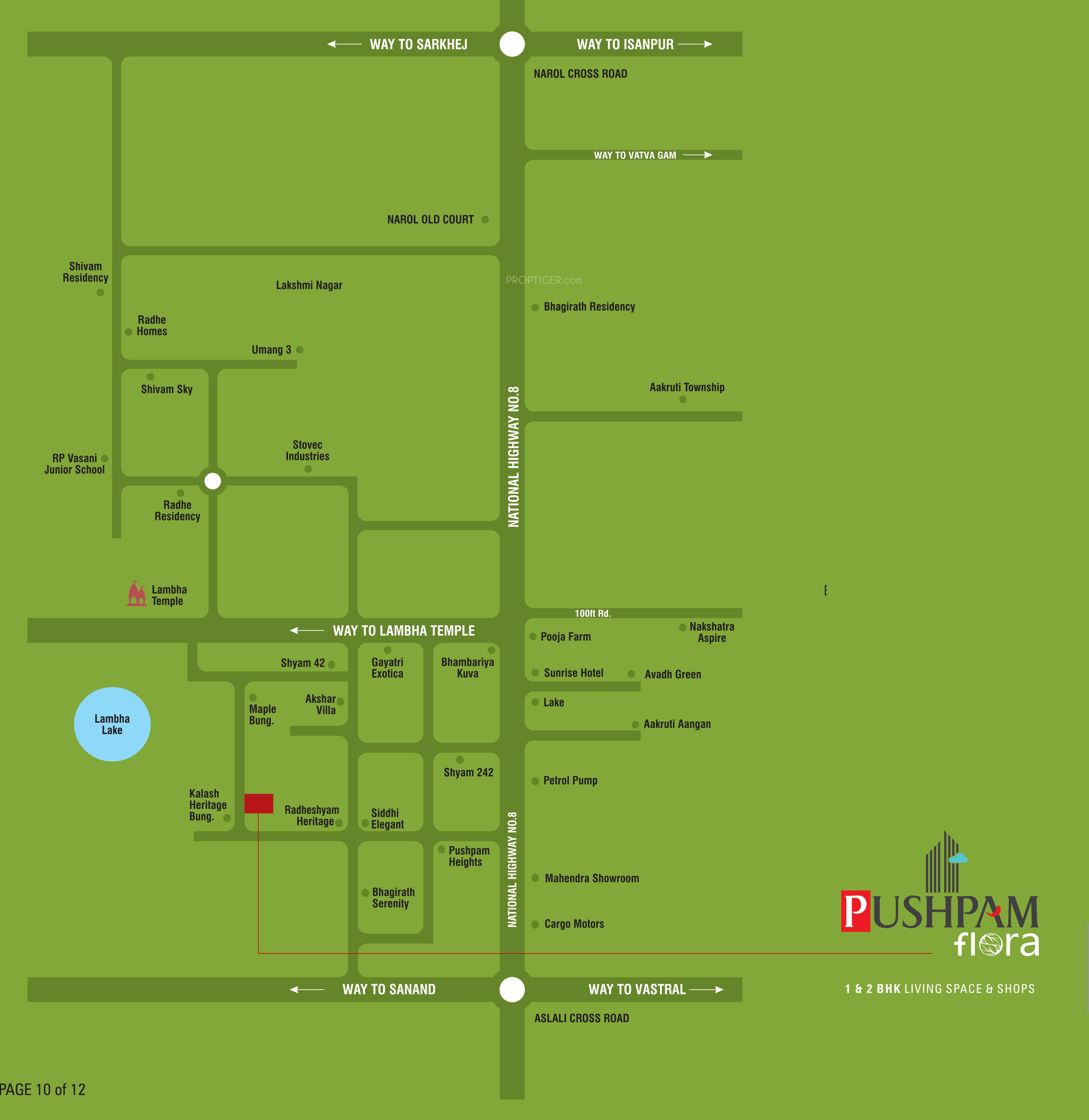  pushpam-flora Location Plan