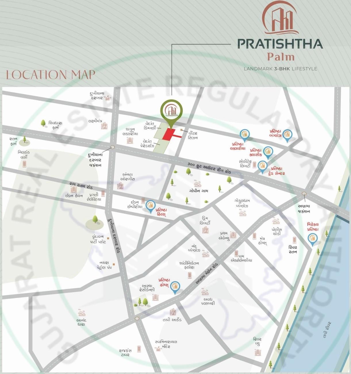  pratishtha-palm Location Plan