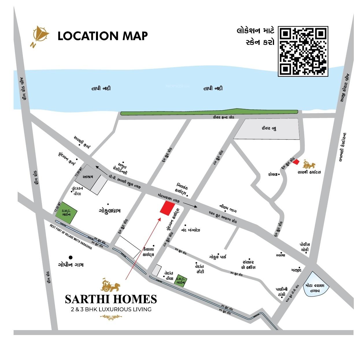  sarthi-homes Location Plan
