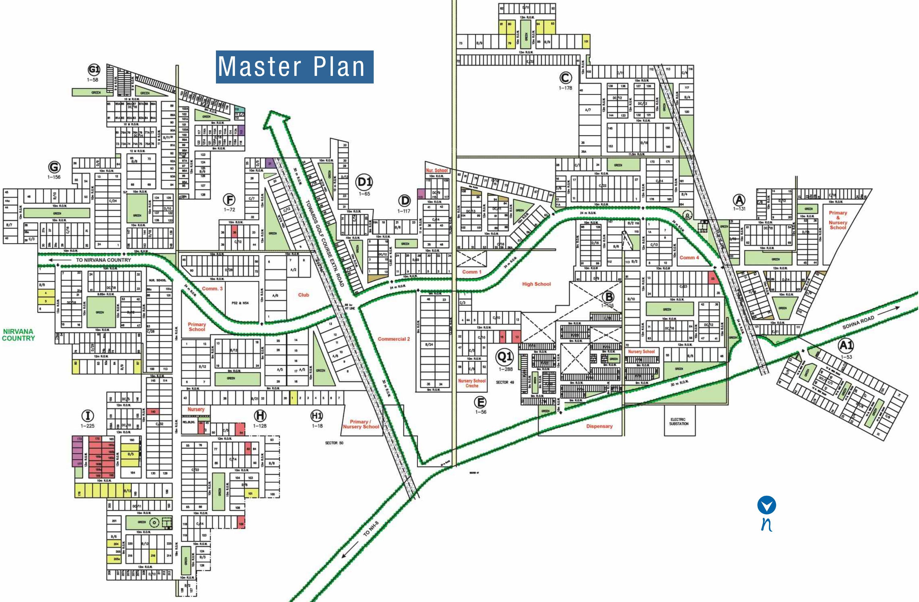 Images for Master Plan of Unitech South City II