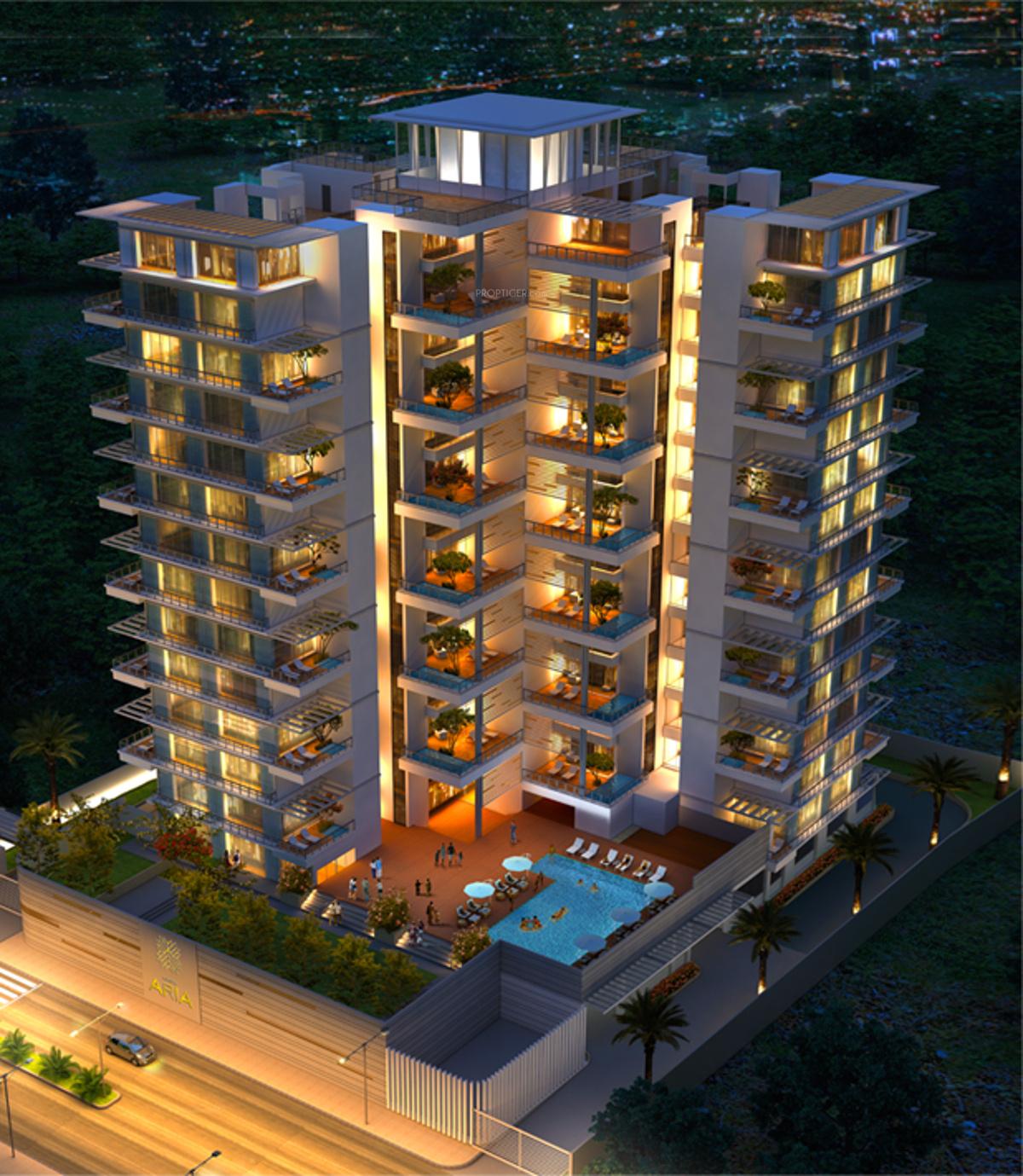  aria Images for Elevation of Ajmera Aria